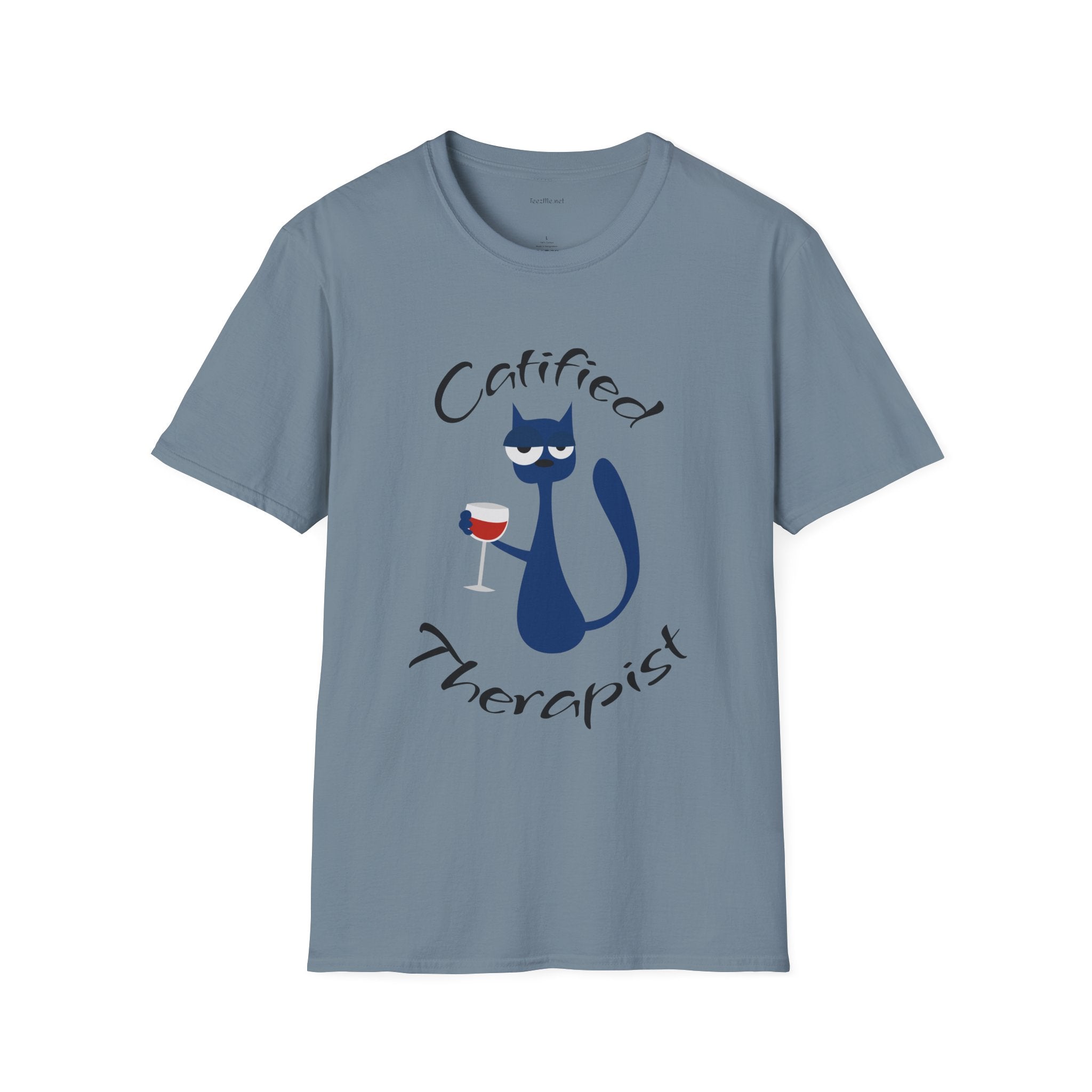 Catified Therapist - Unisex Softstyle T-Shirt 100% Cotton Graphic
