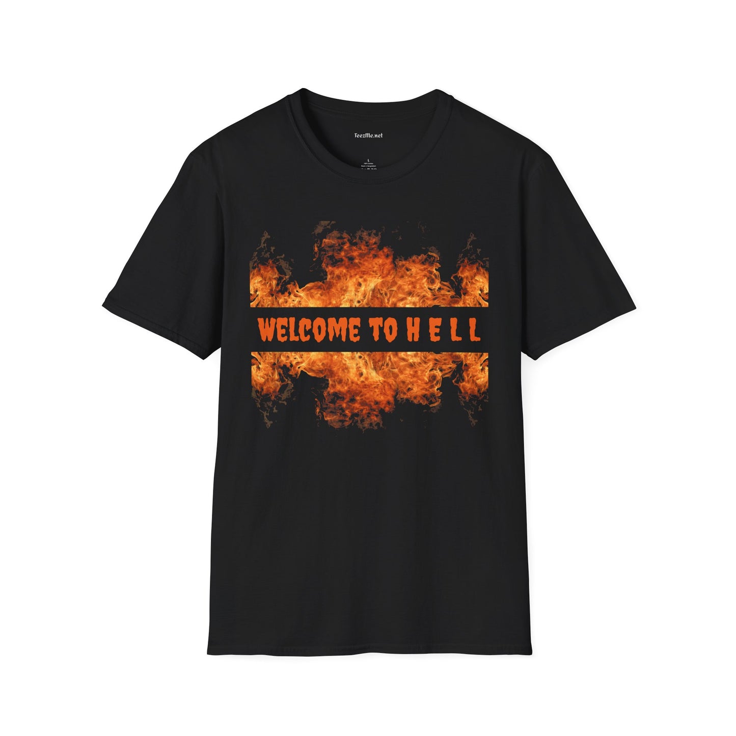 Welcome To Hell Unisex Soft Style T-Shirt 100% Cotton Graphic