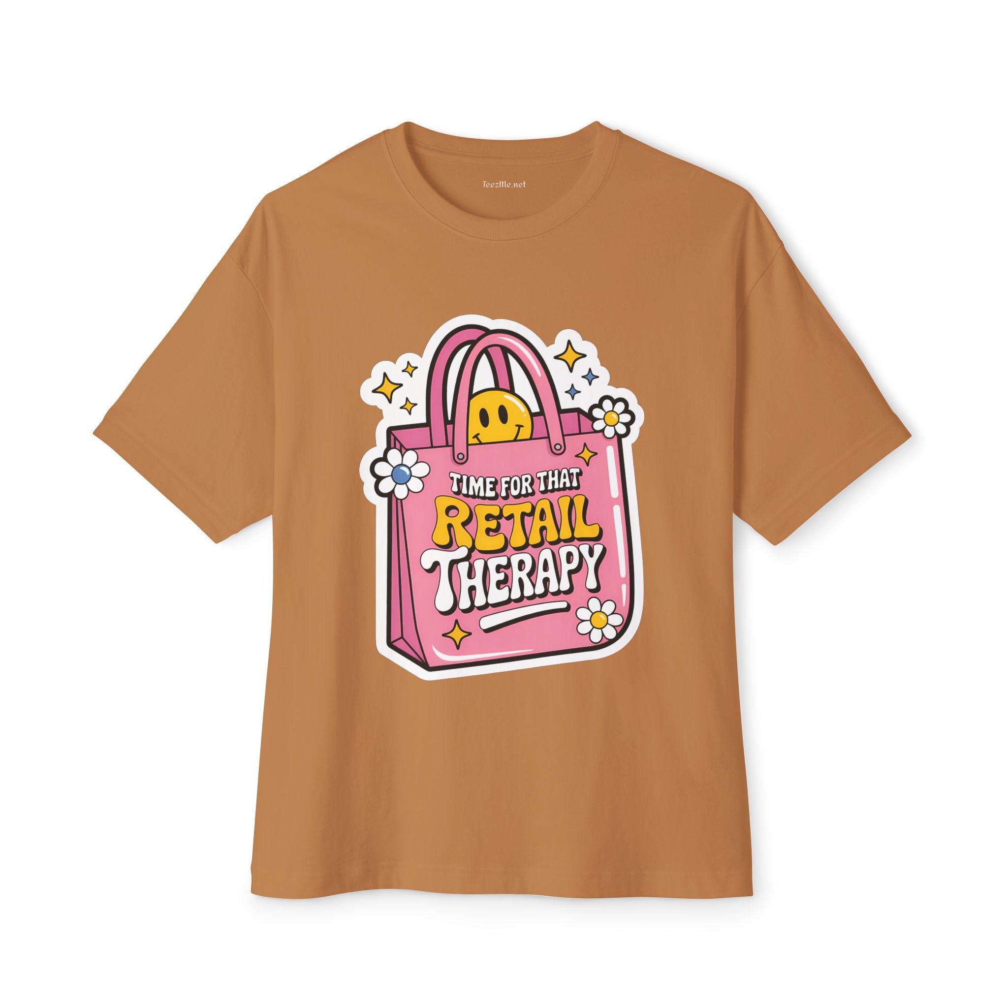 Time for that Retail Therapy Unisex Oversized Boxy Tee