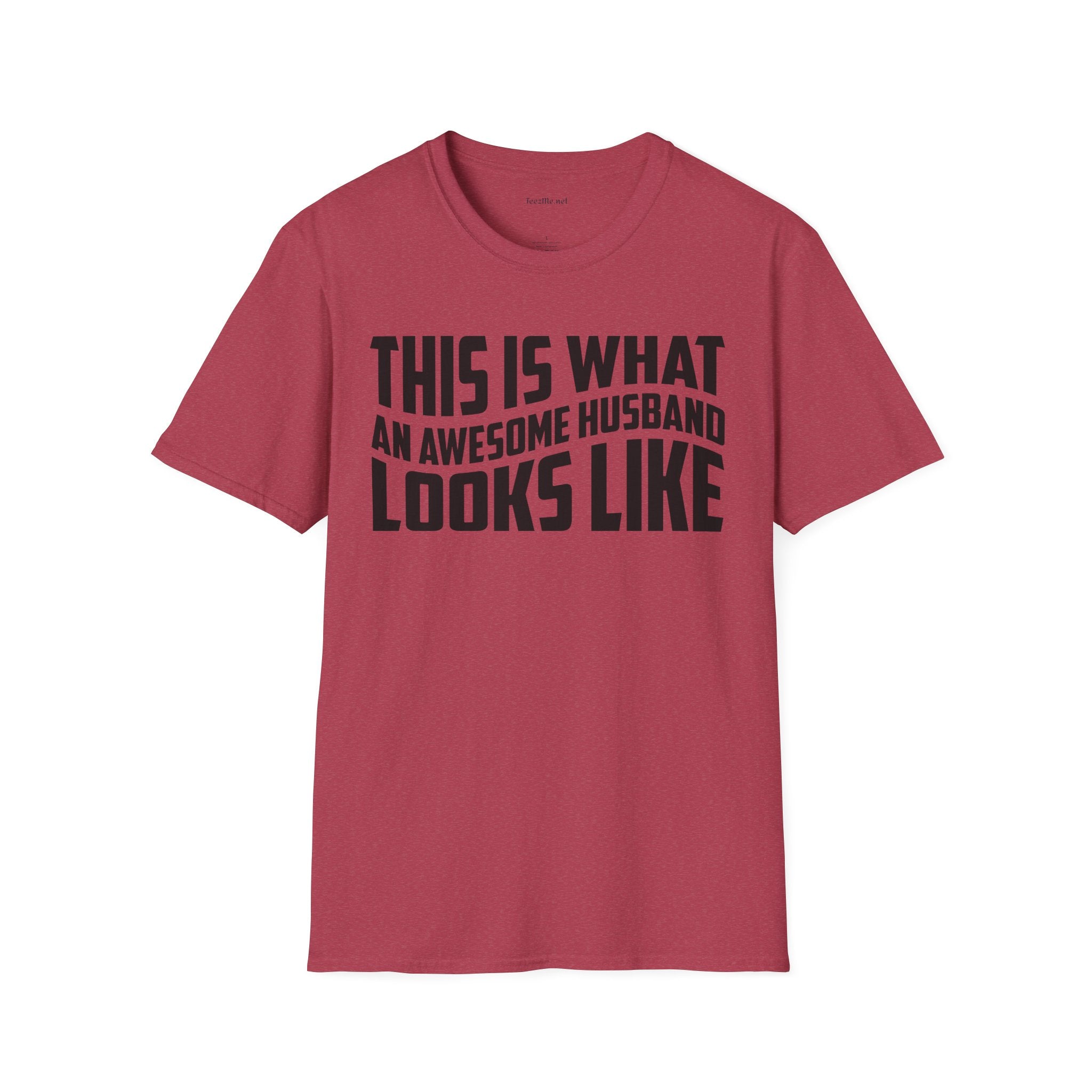 This Is What An Awesome Husband Looks Like Unisex Soft Style T-Shirt 100% Cotton Graphic