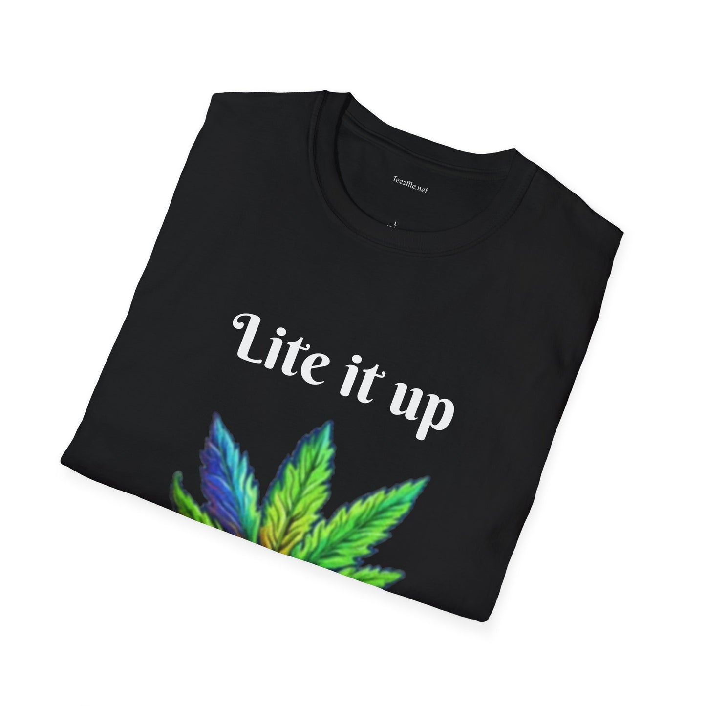 Lite it up - Unisex Softstyle T-Shirt 100% Cotton Graphic