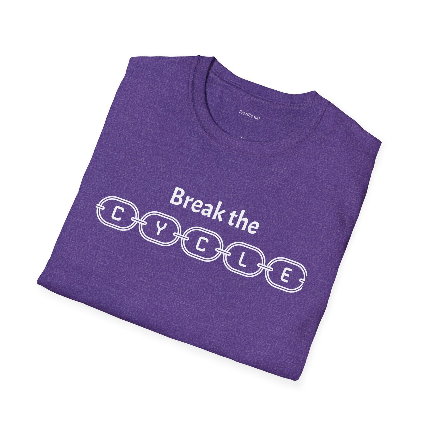 Break the Cycle - Unisex Softstyle T-Shirt 100% Cotton Graphic