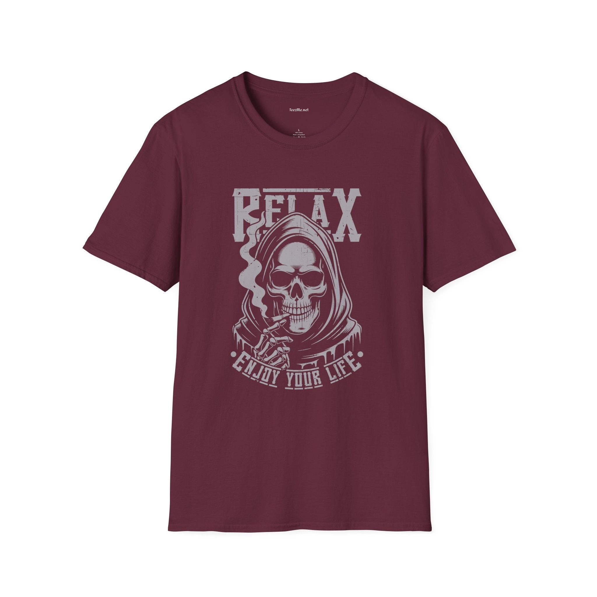 Relax, Enjoy Your Life Skull T-Shirt