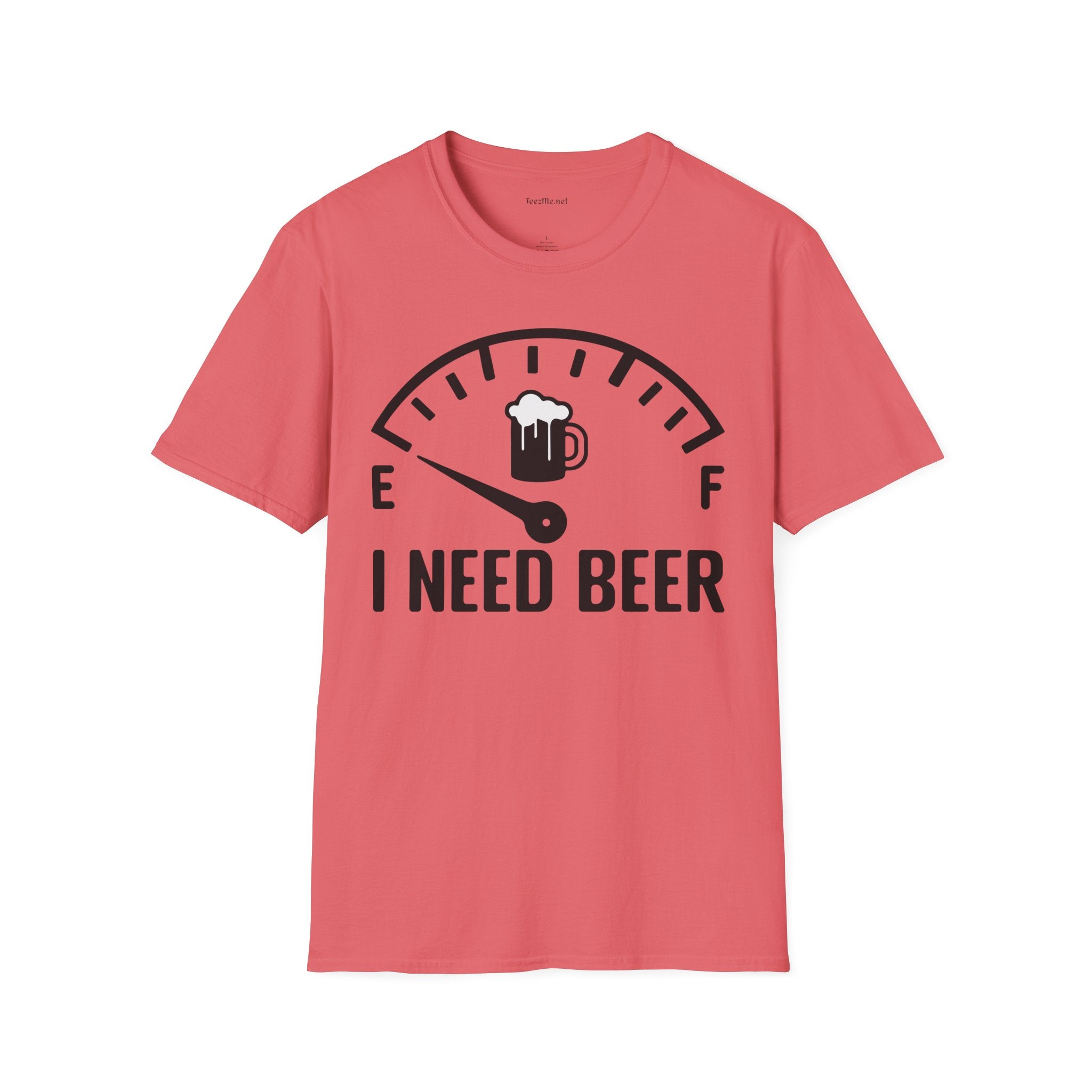 I NEED BEER Unisex Softstyle T-Shirt 100% Cotton