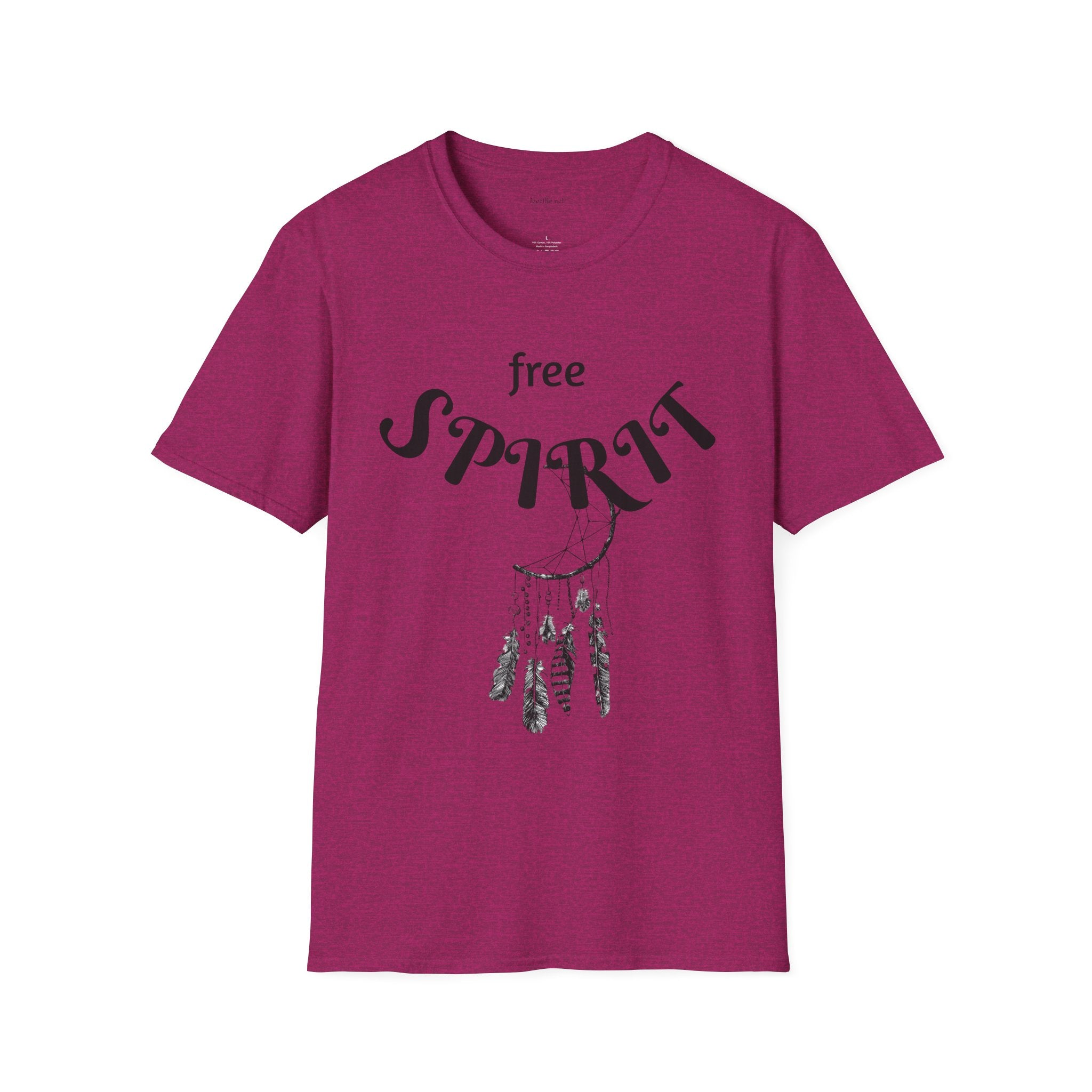 free SPIRIT - Unisex Softstyle T-Shirt 100% Cotton Graphic