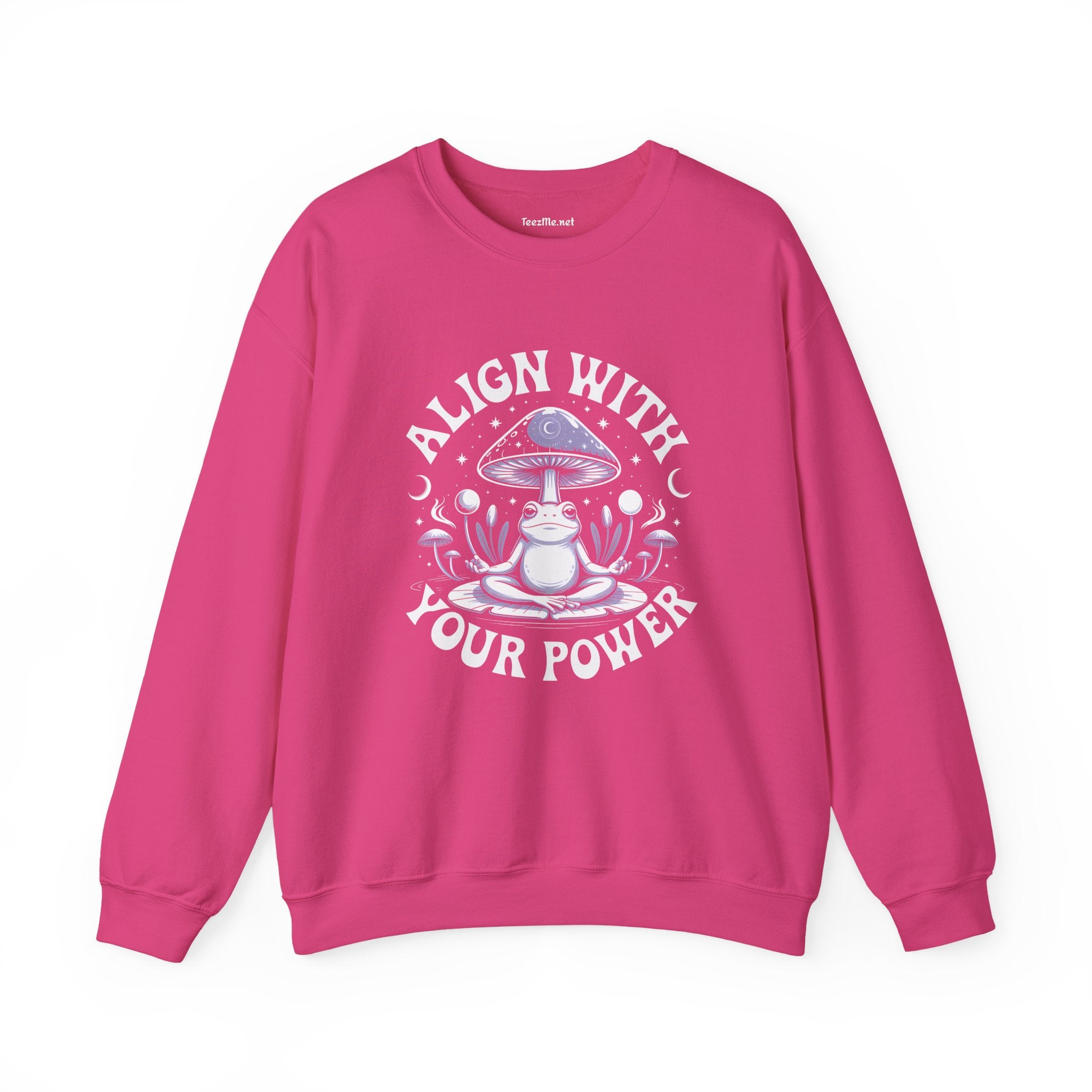 Align With Your Power Frog Unisex Heavy Blend™ Crewneck Sweatshirt