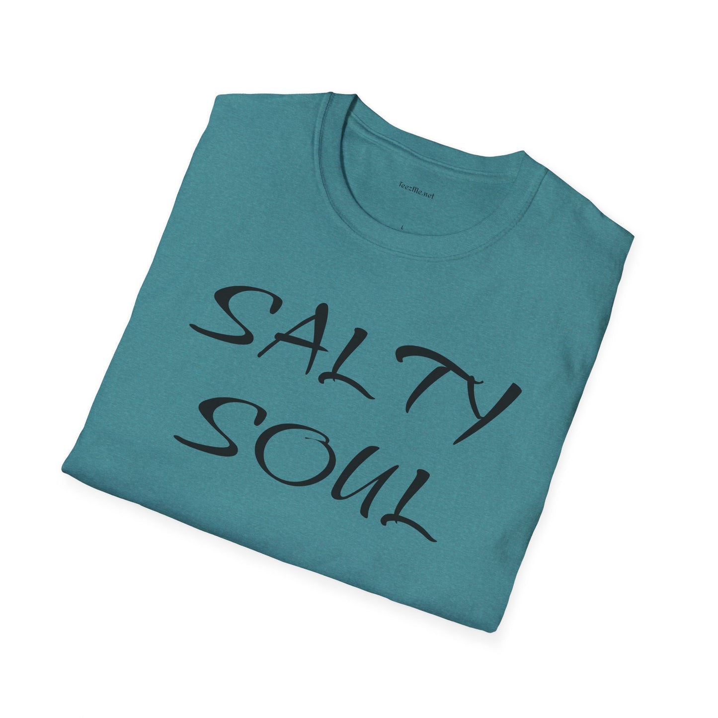 Salty Soul  - Unisex Softstyle T-Shirt 100% Cotton Graphic