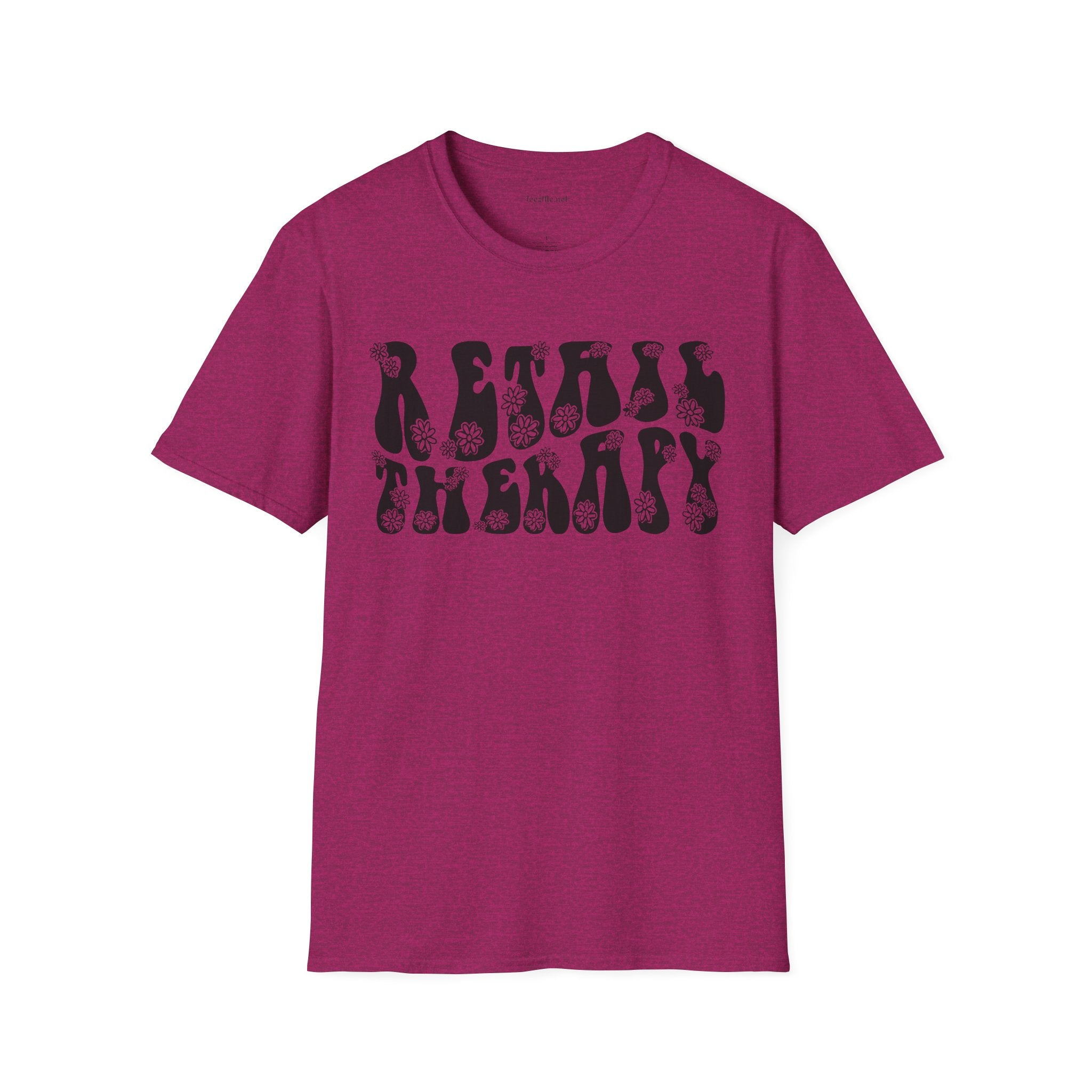 Retail Therapy Retro Unisex Softstyle T-Shirt 100% Cotton Graphic