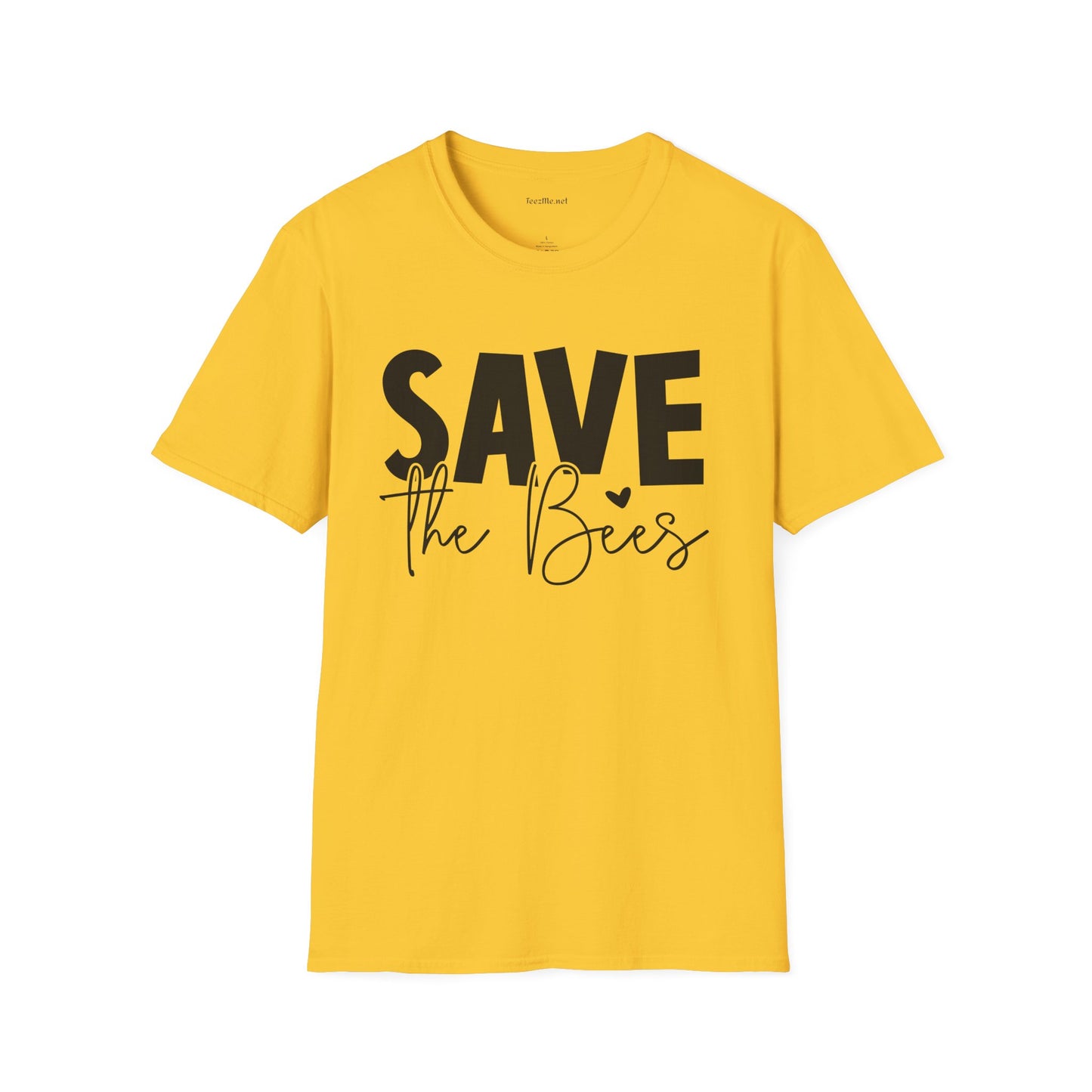 Save The Bees 03 Unisex Soft Style T-Shirt 100% Cotton Graphic