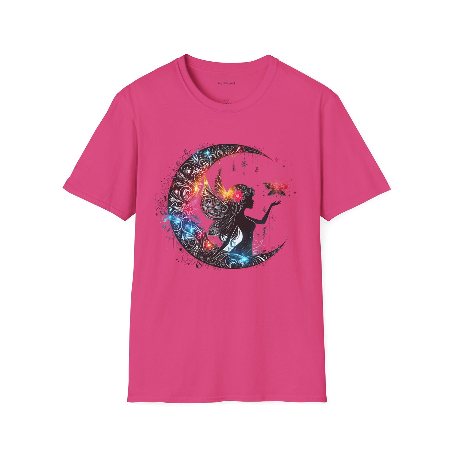 Moon Fairy 03 Unisex Soft Style T-Shirt 100% Cotton Graphic