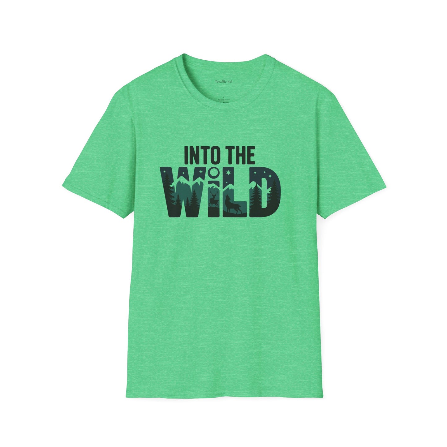 Into the WILD Unisex Softstyle T-Shirt 100% Cotton Graphic