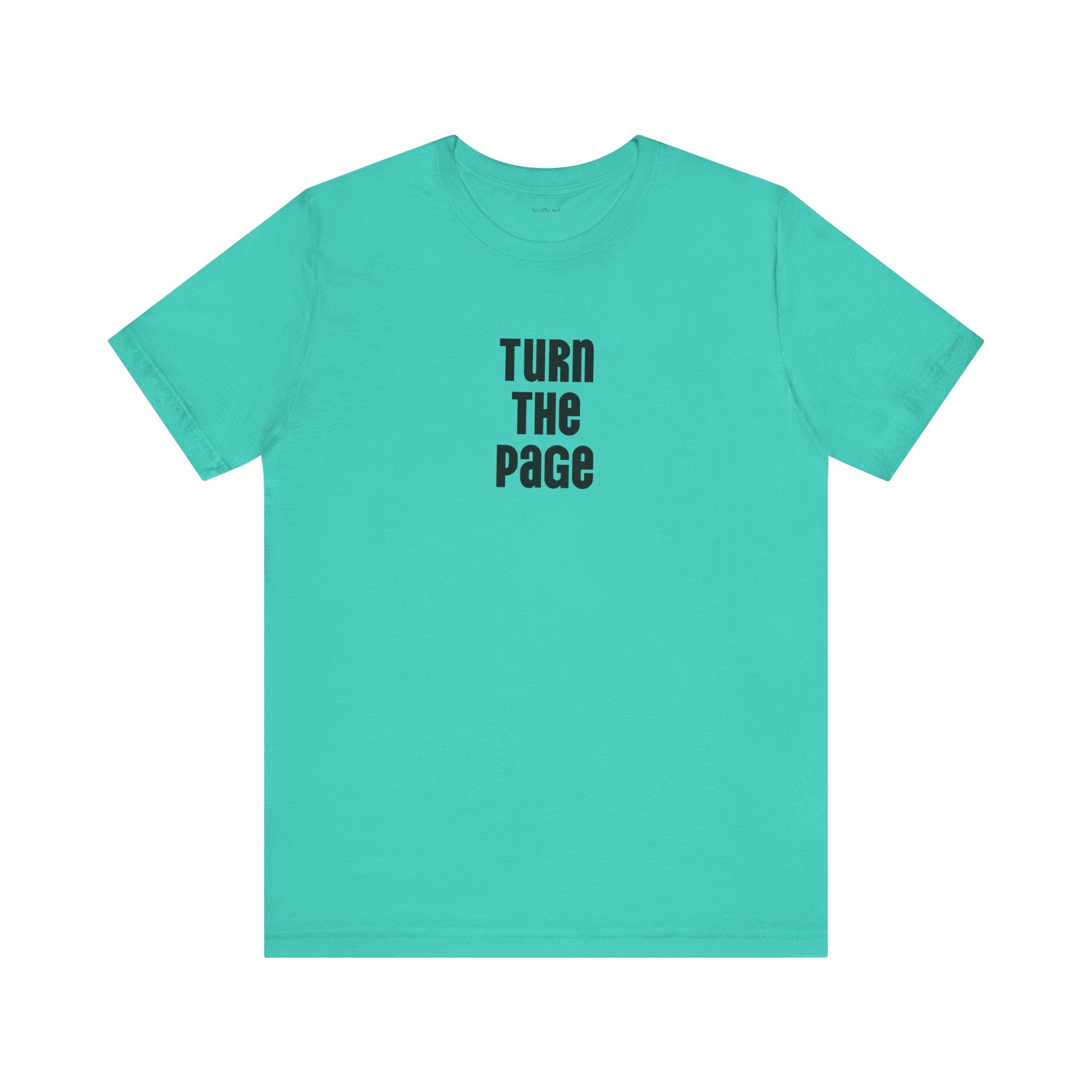 Turn the Page - Unisex Jersey Short Sleeve Tee