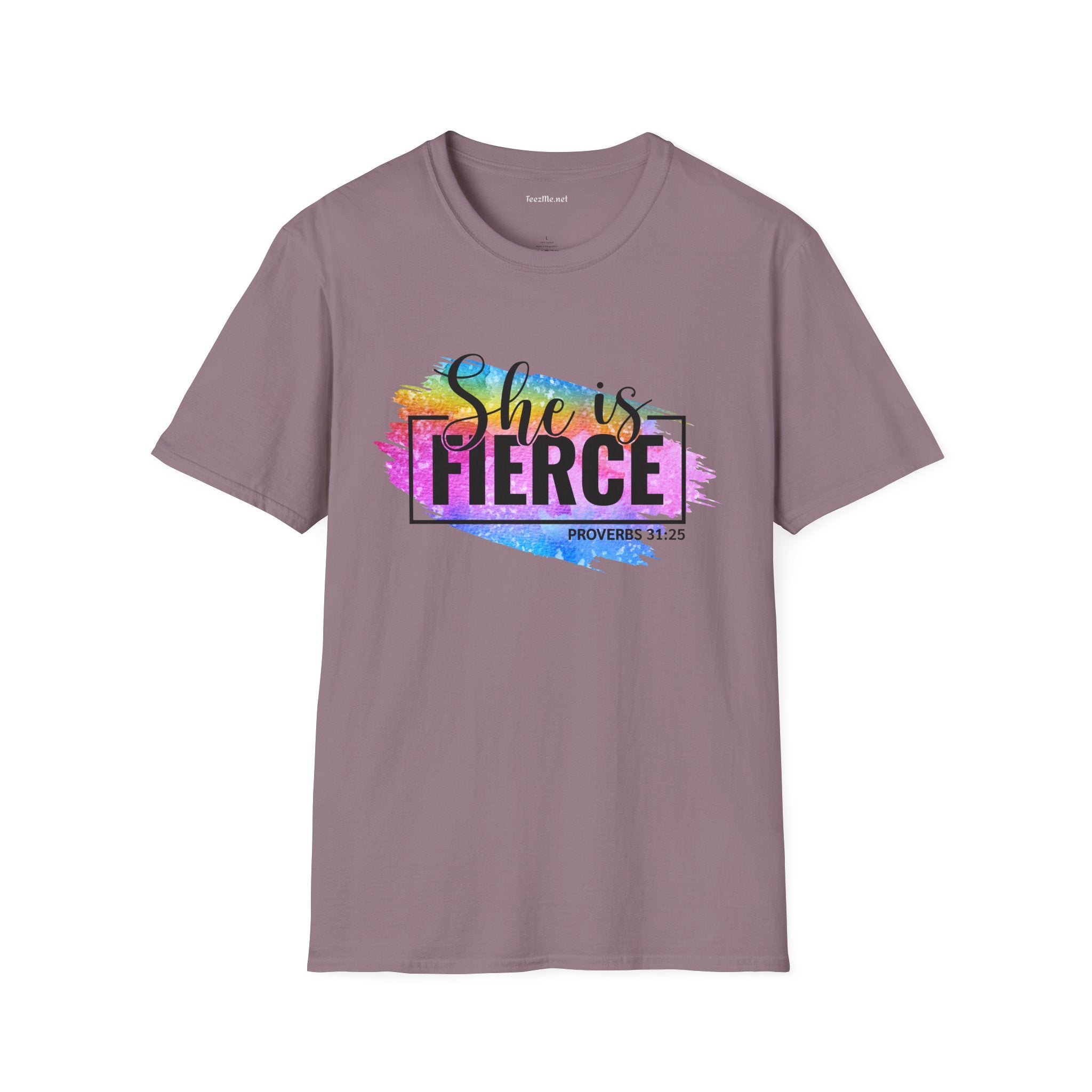 She is FIERCE Unisex Softstyle T-Shirt 100% Cotton Graphic