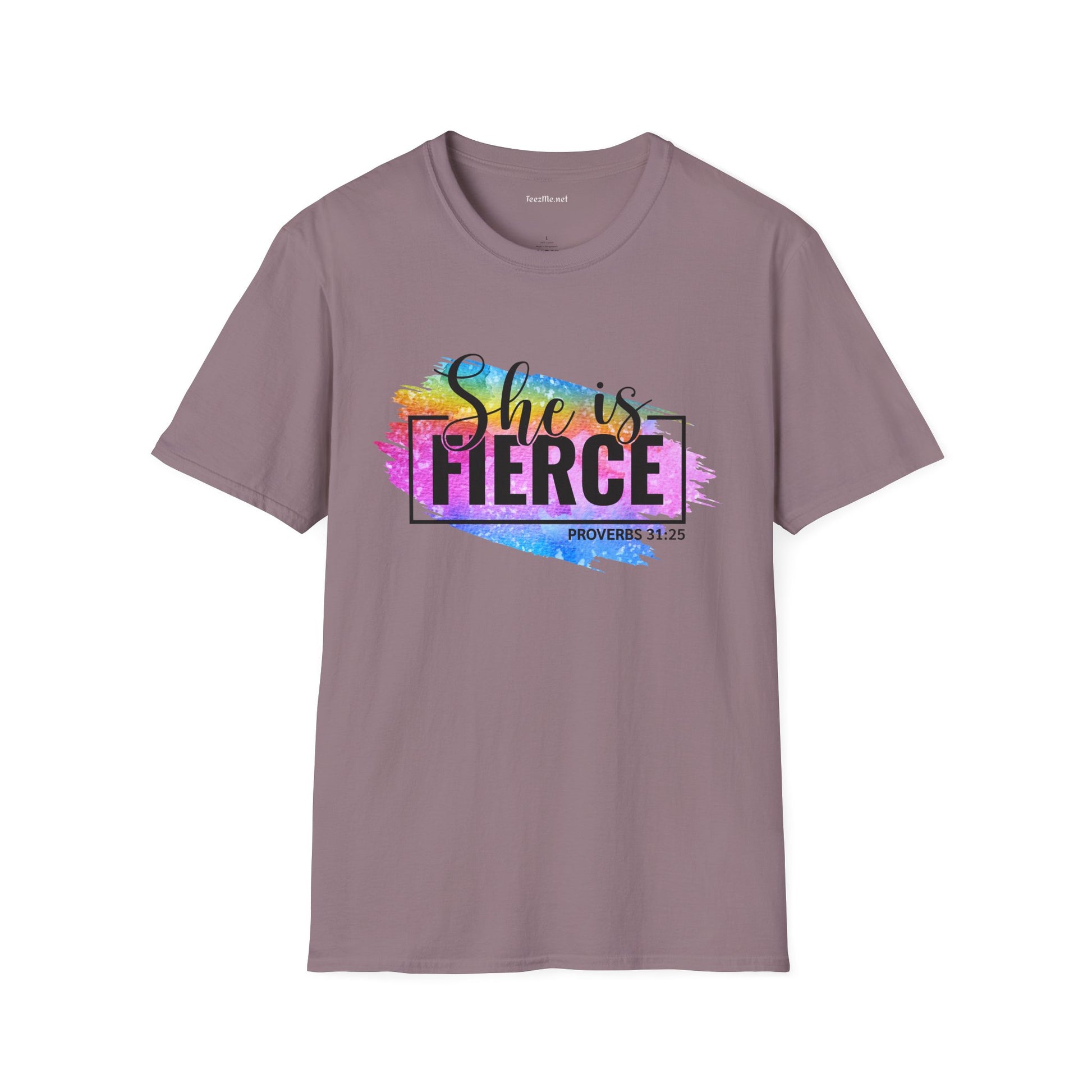 She is FIERCE Unisex Softstyle T-Shirt 100% Cotton Graphic