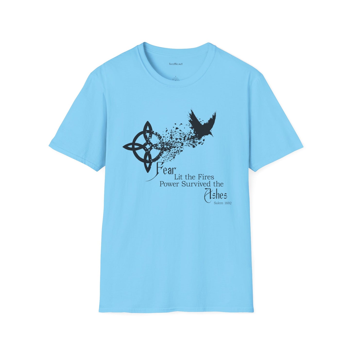 Fear Lit the Fires Unisex SoftStyle T-Shirt 100% Cotton Graphic
