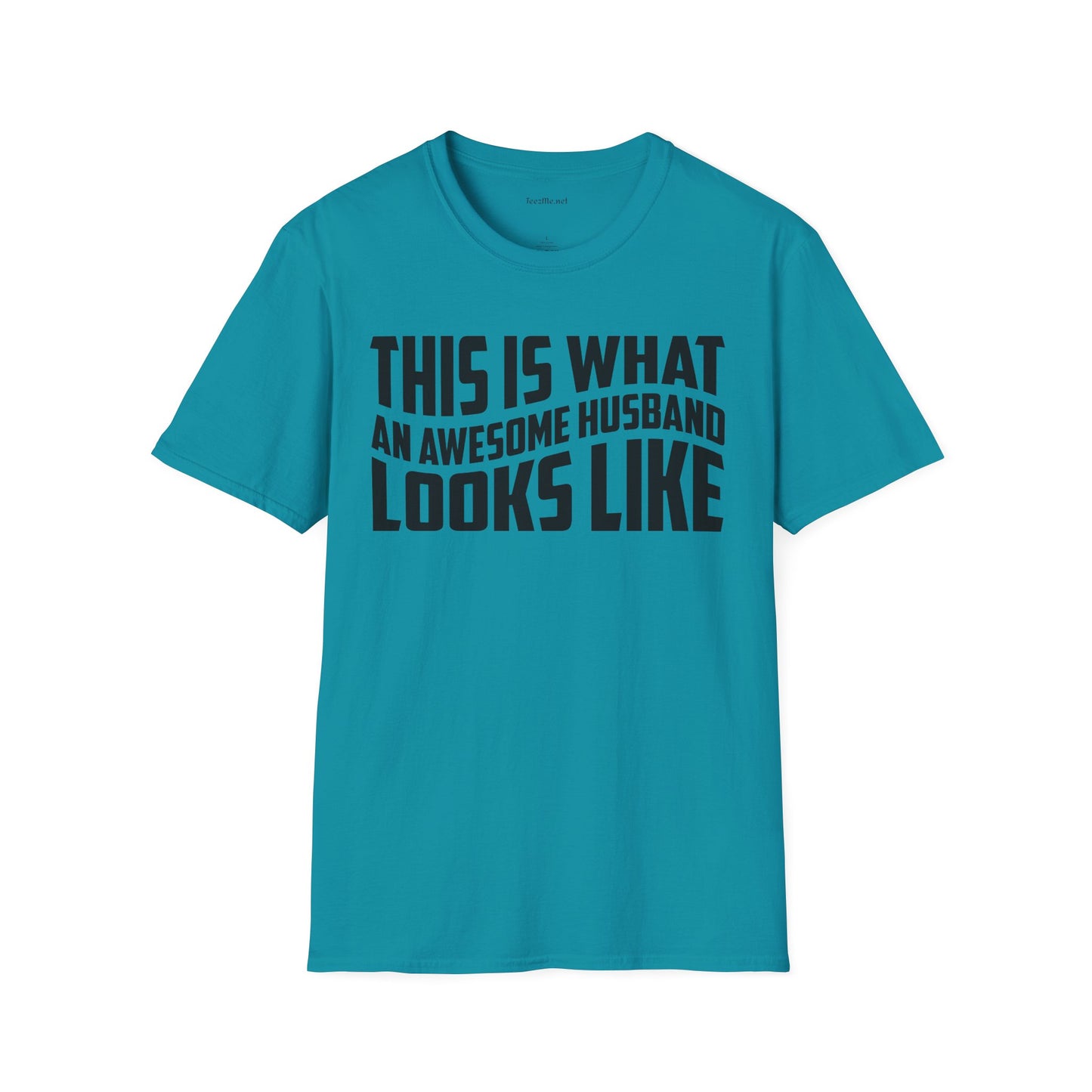 This Is What An Awesome Husband Looks Like Unisex Soft Style T-Shirt 100% Cotton Graphic