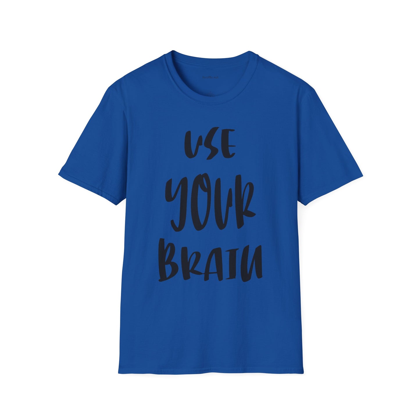 Use Your Brain Unisex Soft Style T-Shirt 100% Cotton Graphic
