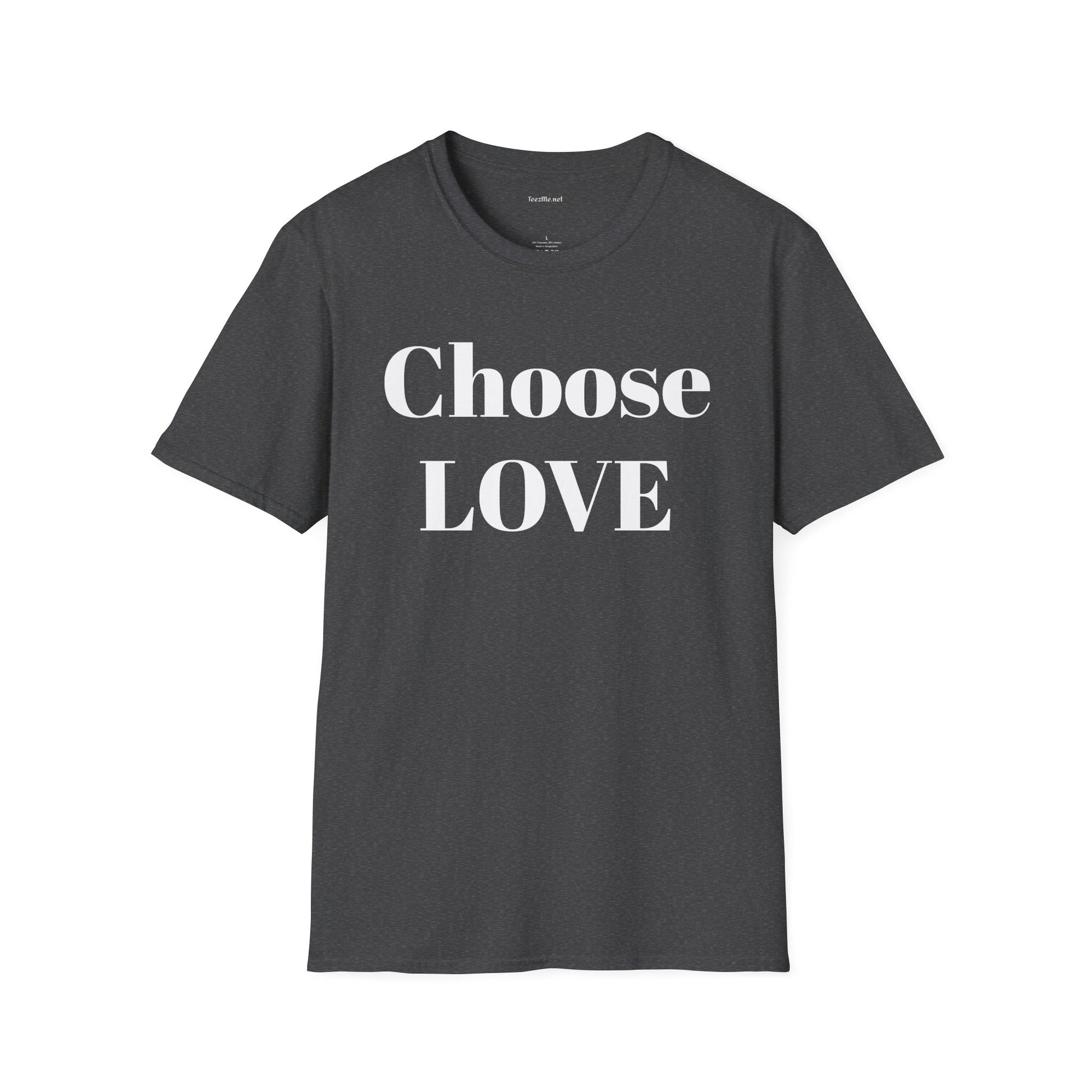 Choose Love - Unisex Softstyle T-Shirt 100% Cotton Graphic