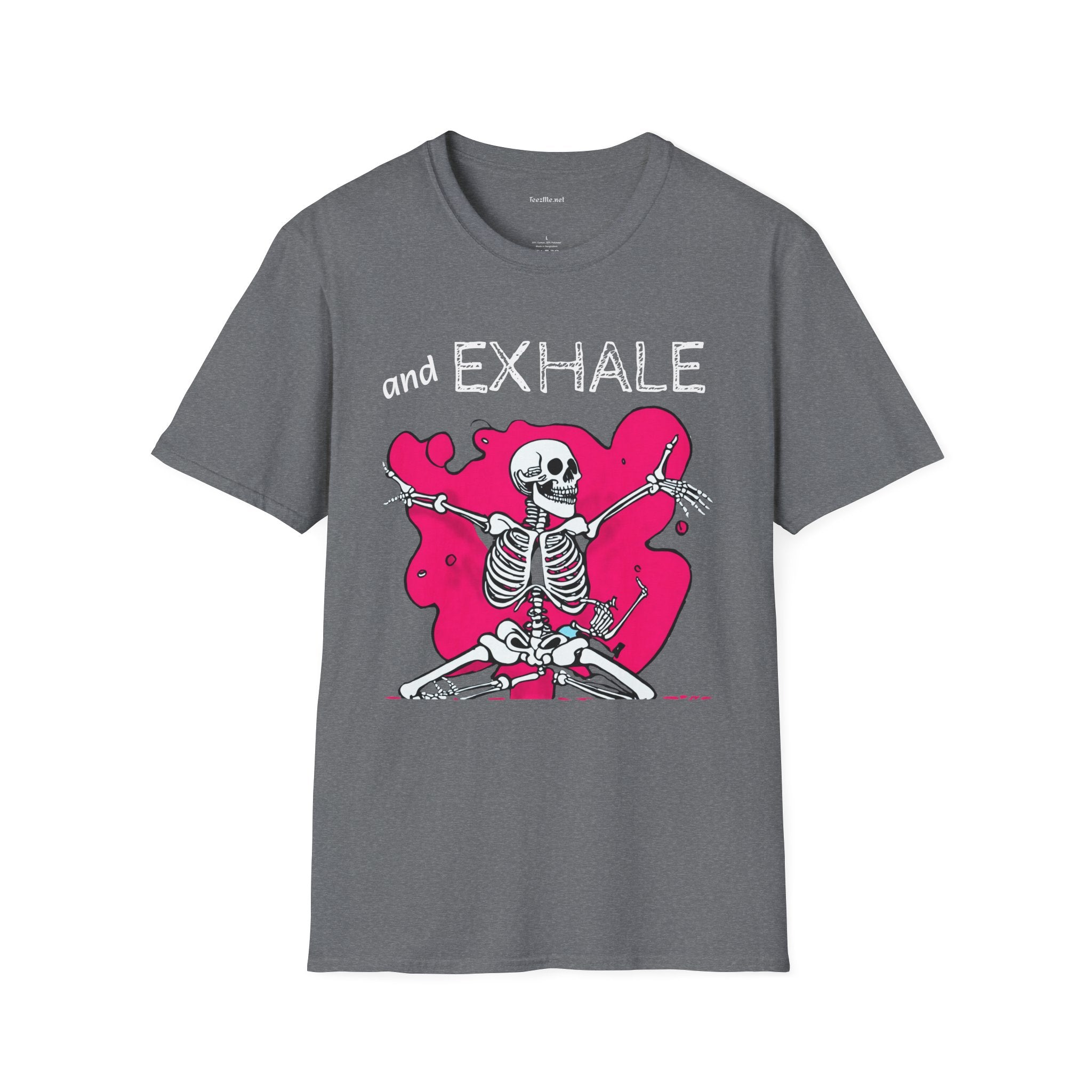 and EXHALE Unisex Softstyle T-Shirt 100% Cotton Graphic