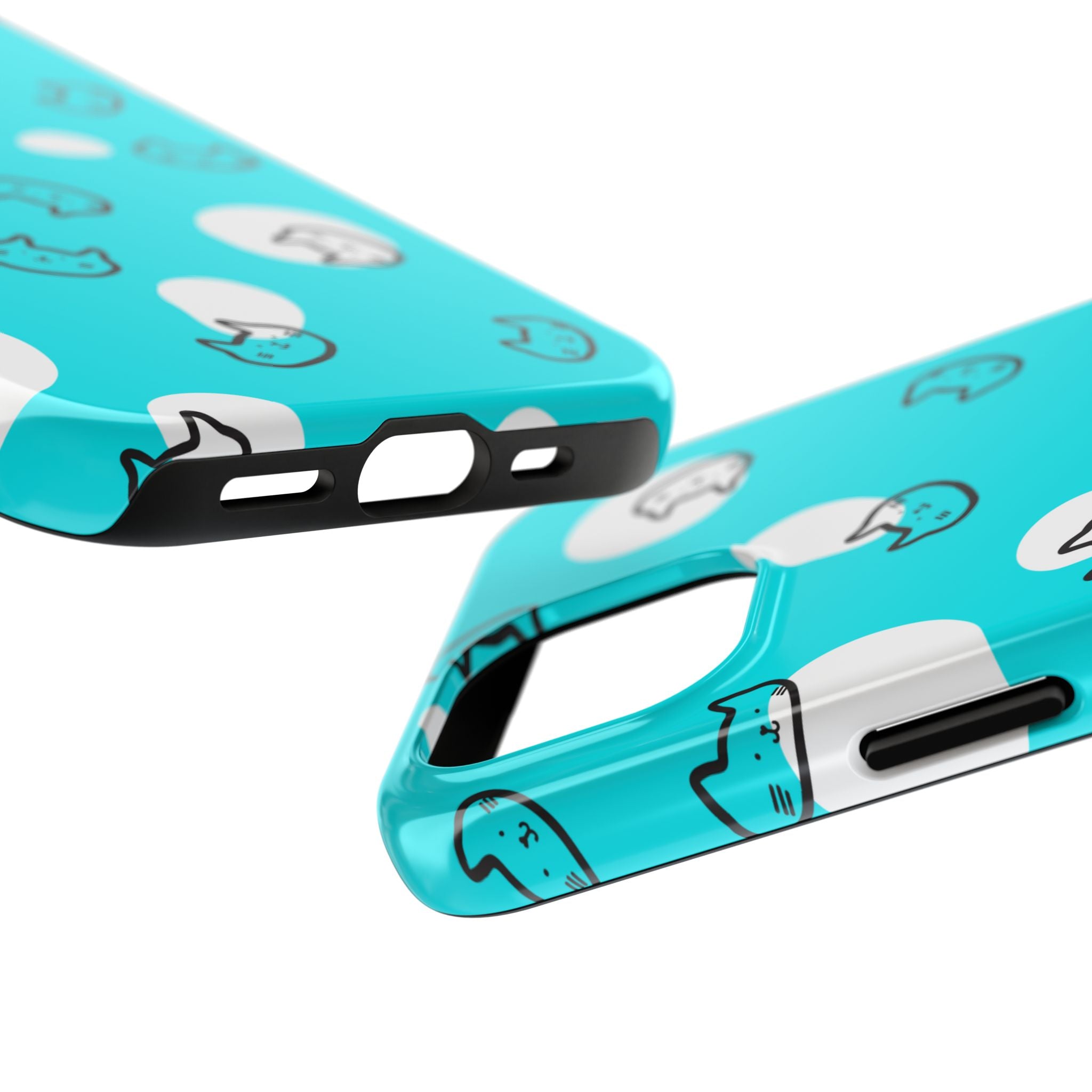Cute Cat Pattern Cell Phone Case Tough Phone Cases