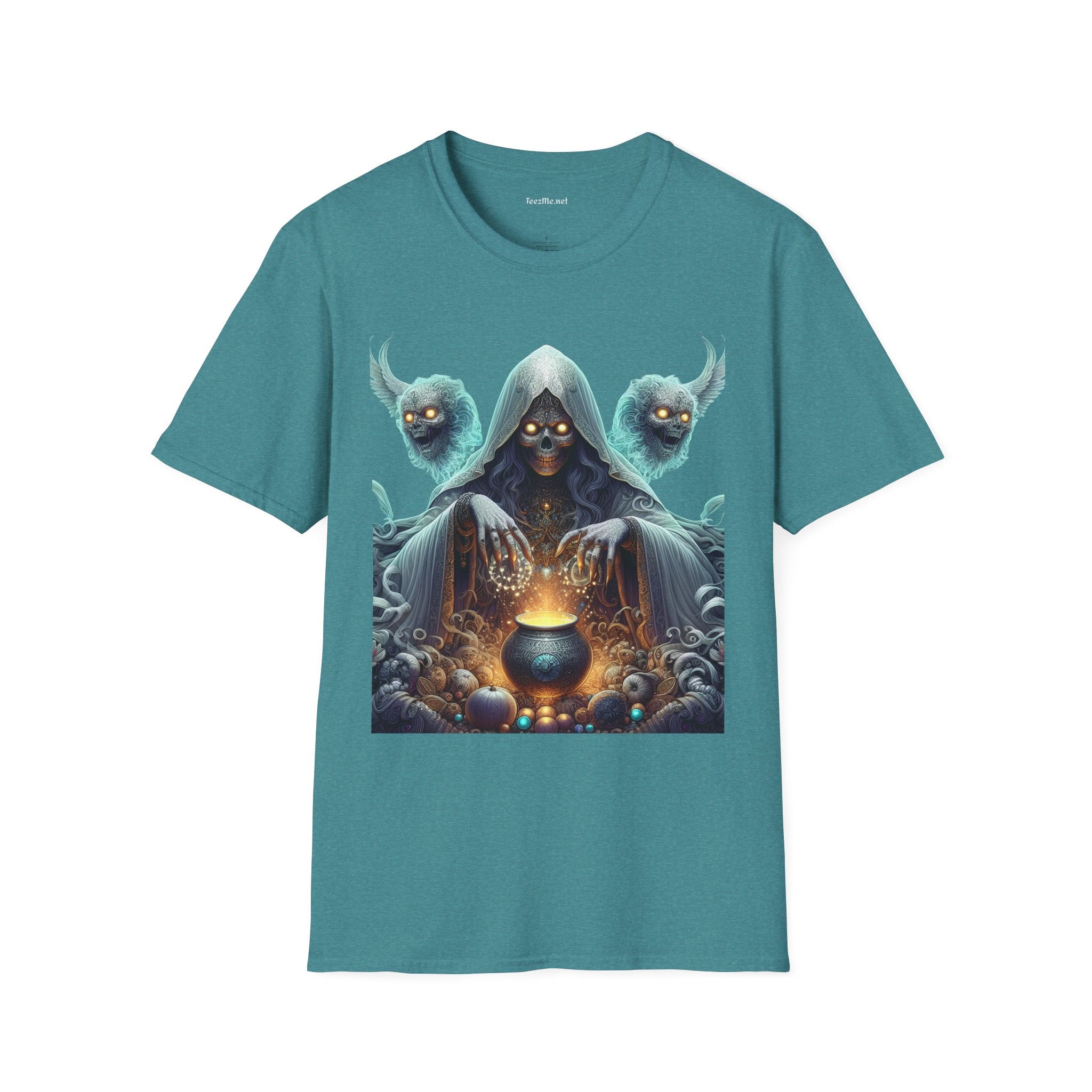 Anime Witch (4) Unisex Softstyle T-Shirt 100% Cotton Graphic