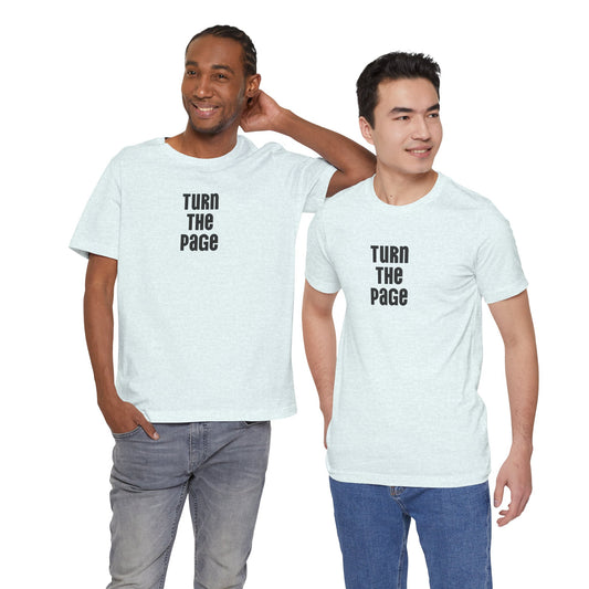 Turn the Page - Unisex Jersey Short Sleeve Tee