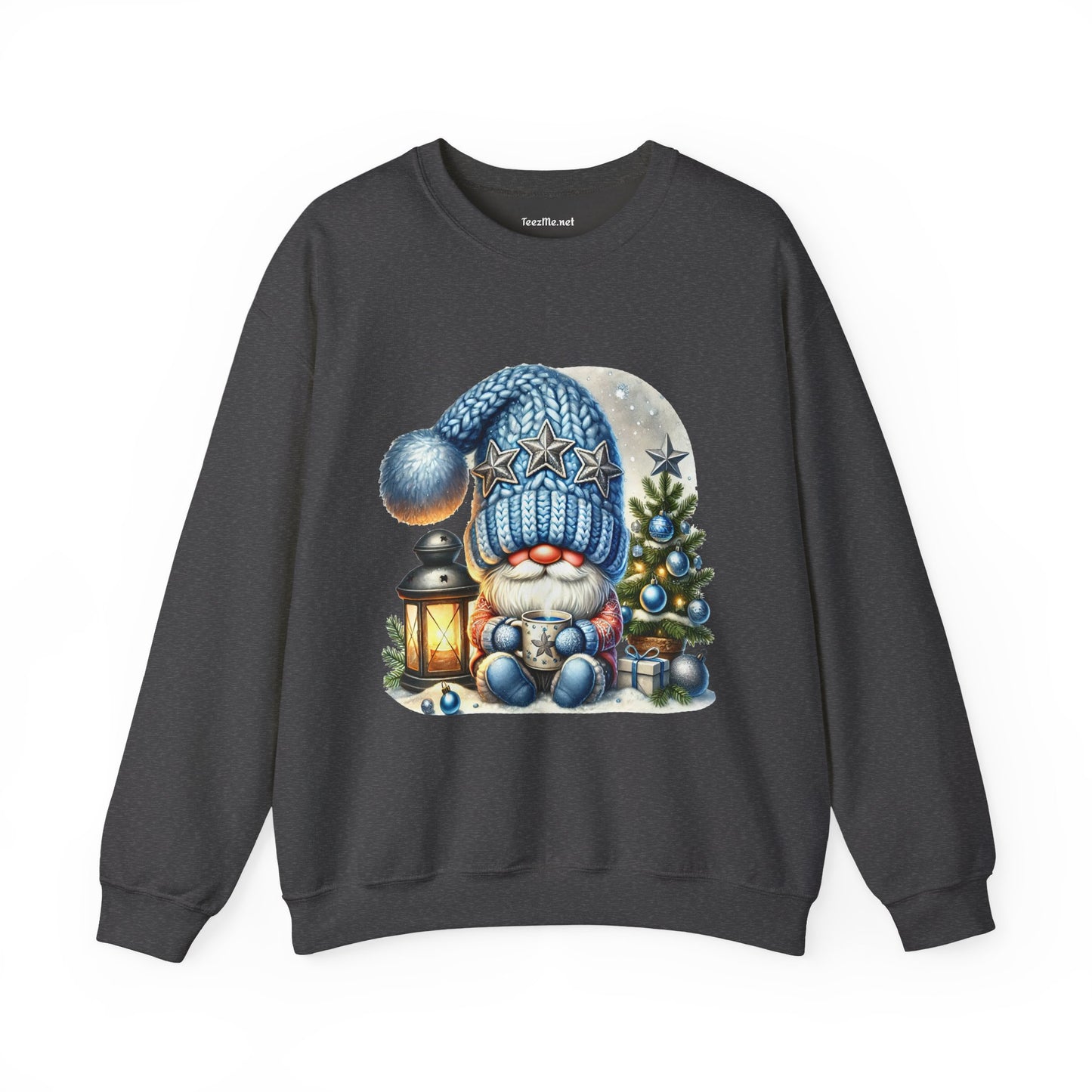 Cozy Christmas Gnome Unisex Heavy Blend™ Crewneck Sweatshirt
