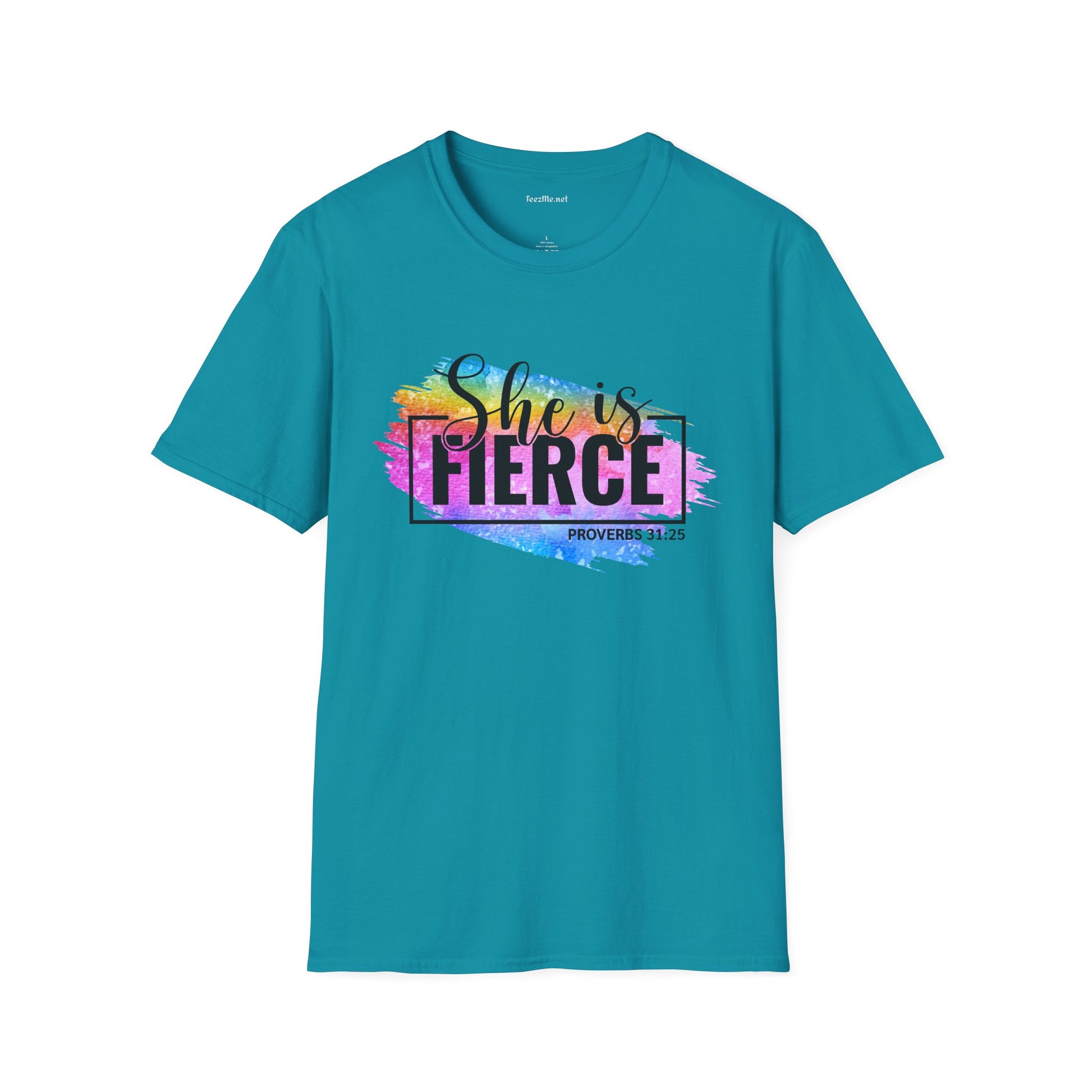 She is FIERCE Unisex Softstyle T-Shirt 100% Cotton Graphic
