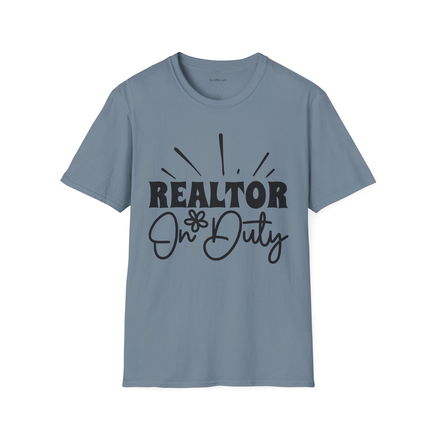 REALTOR On Duty Unisex Soft Style T-Shirt 100% Cotton Graphic
