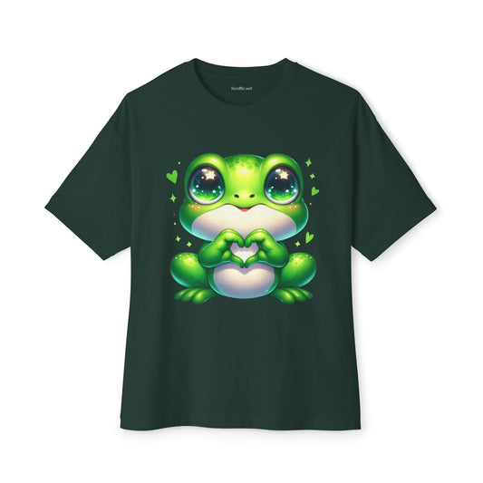 Love Frog Unisex Oversized Boxy Tee