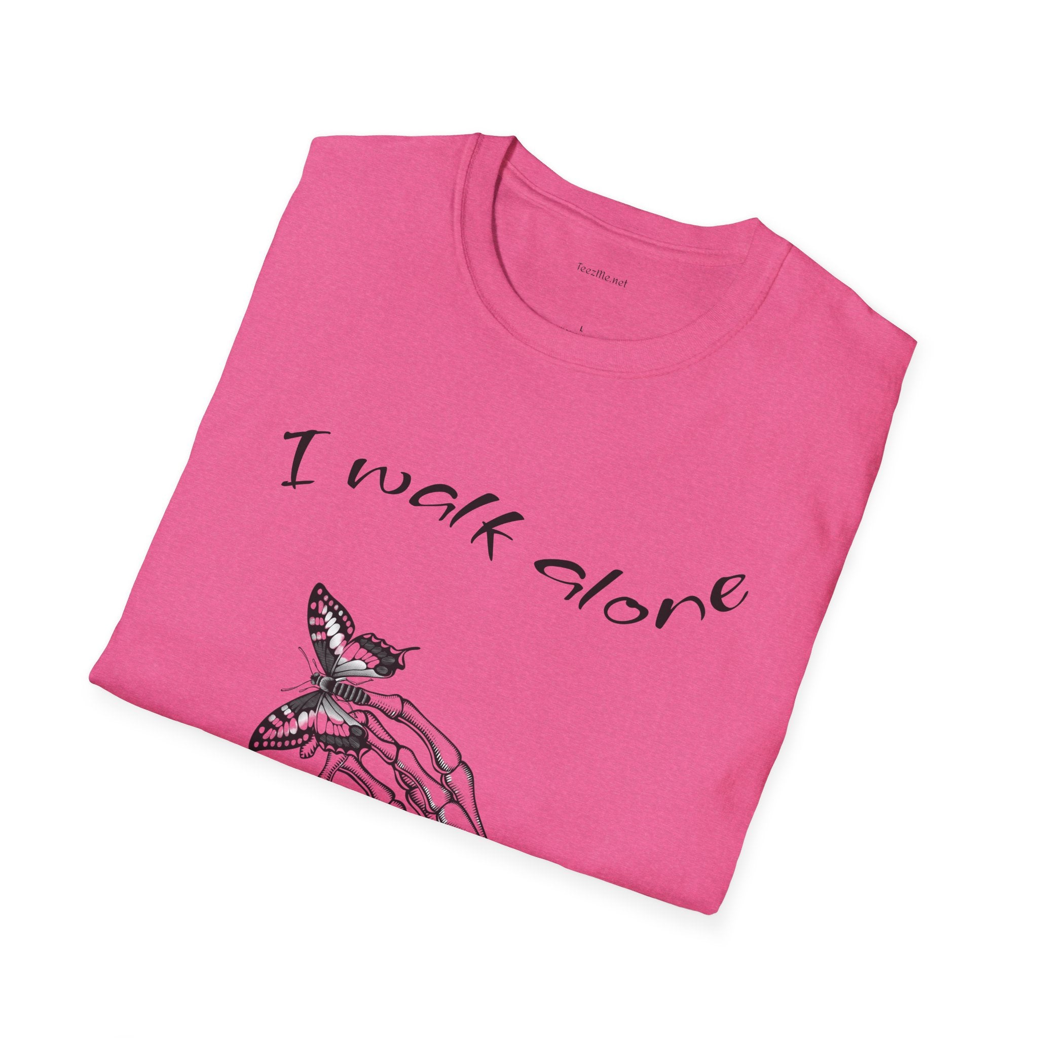 I walk alone - Unisex Softstyle T-Shirt 100% Cotton Graphic