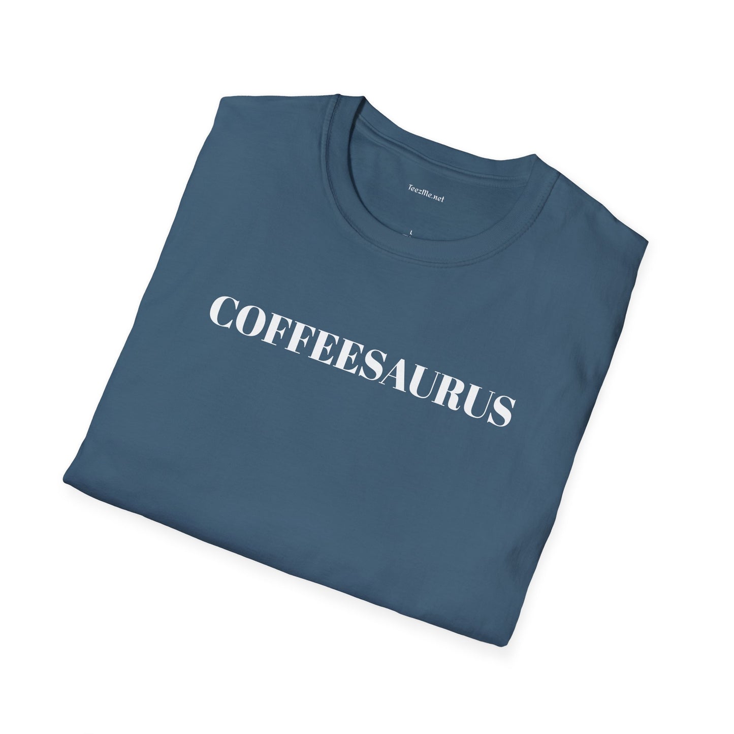 COFFEESAURUS - Unisex Softstyle T-Shirt 100% Cotton Graphic