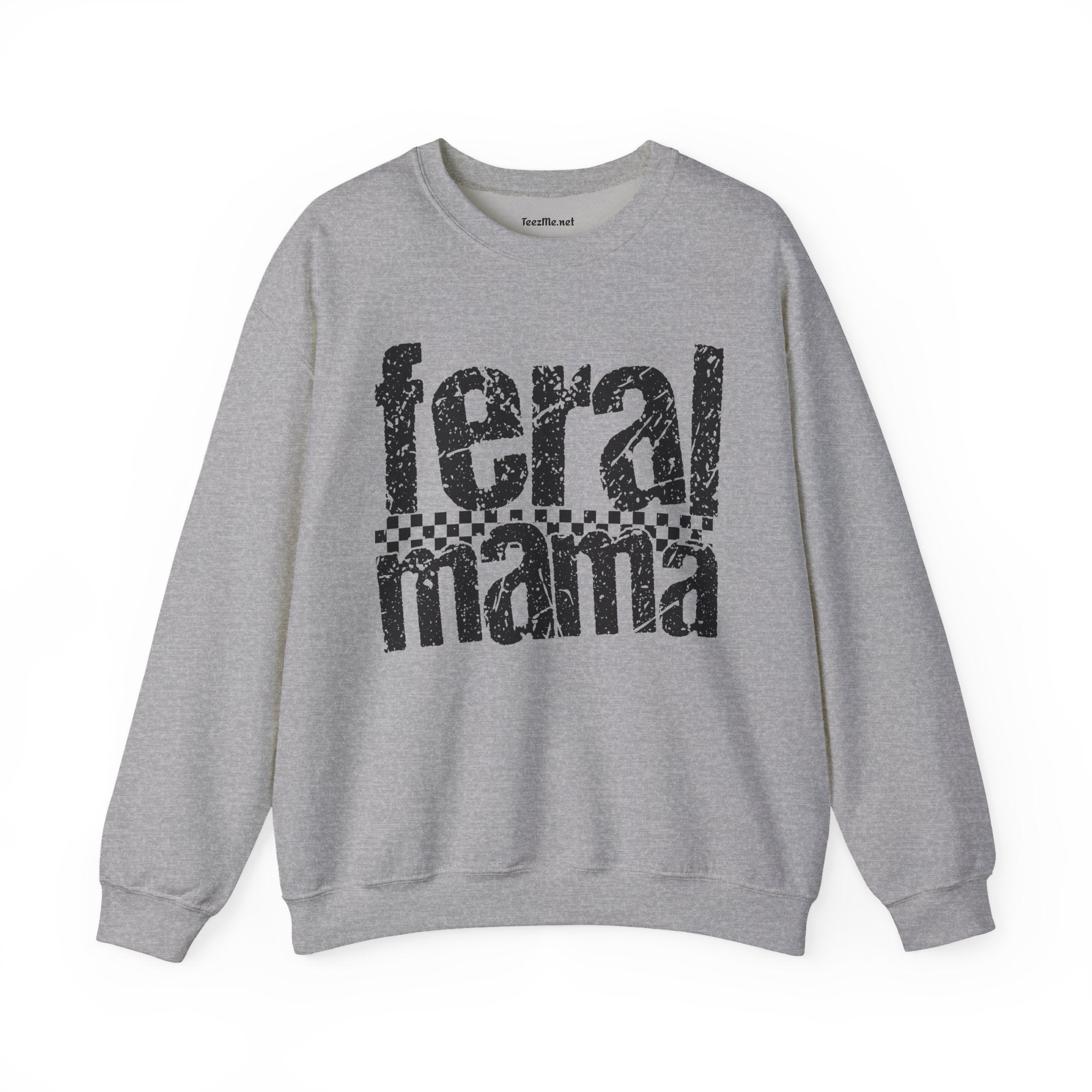 Feral Mama Unisex Heavy Blend™ Crewneck Sweatshirt Graphic