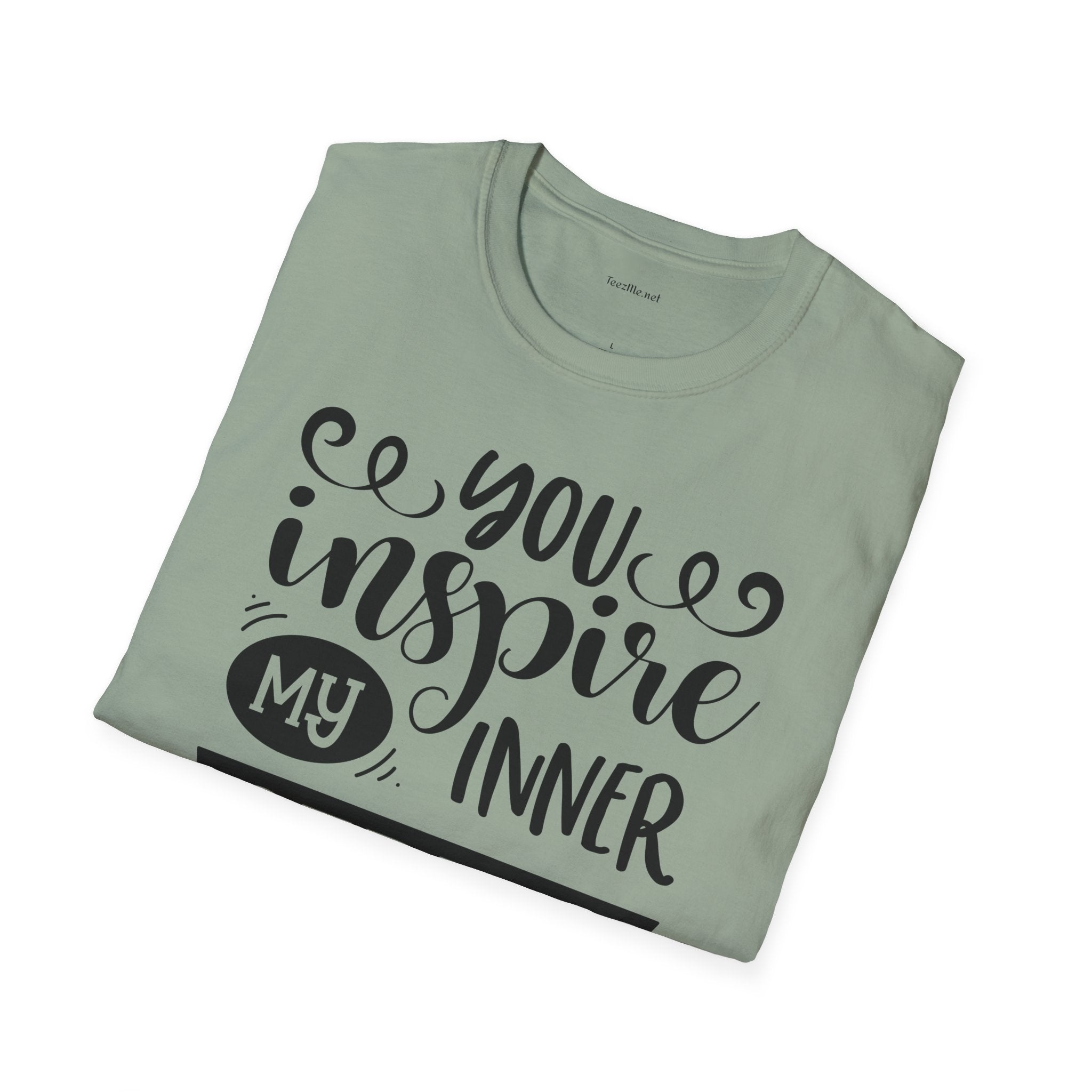You inspire my inner serial  - Unisex Softstyle T-Shirt 100% Cotton Graphic
