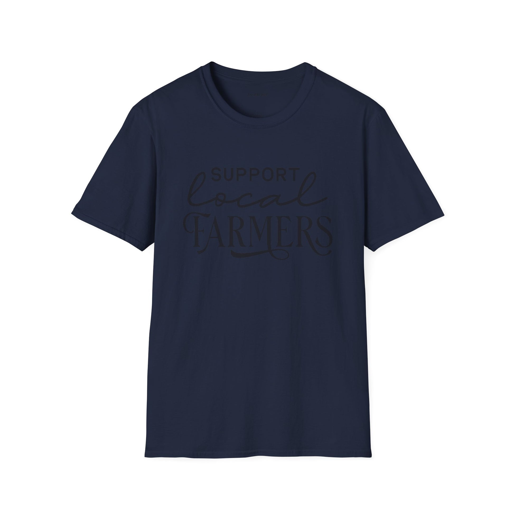 Support Local Farmers Unisex Softstyle T-Shirt 100% Cotton