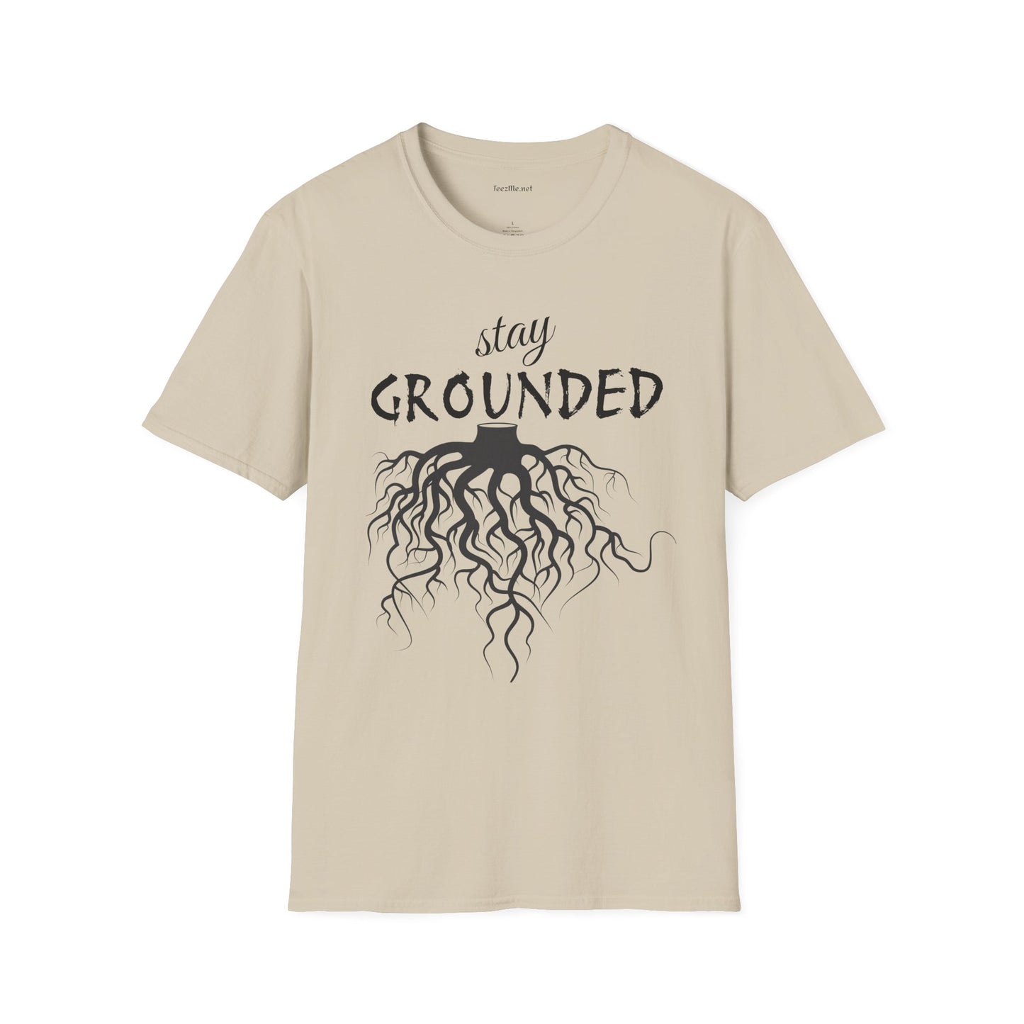 Stay Grounded Unisex Softstyle T-Shirt 100% Cotton
