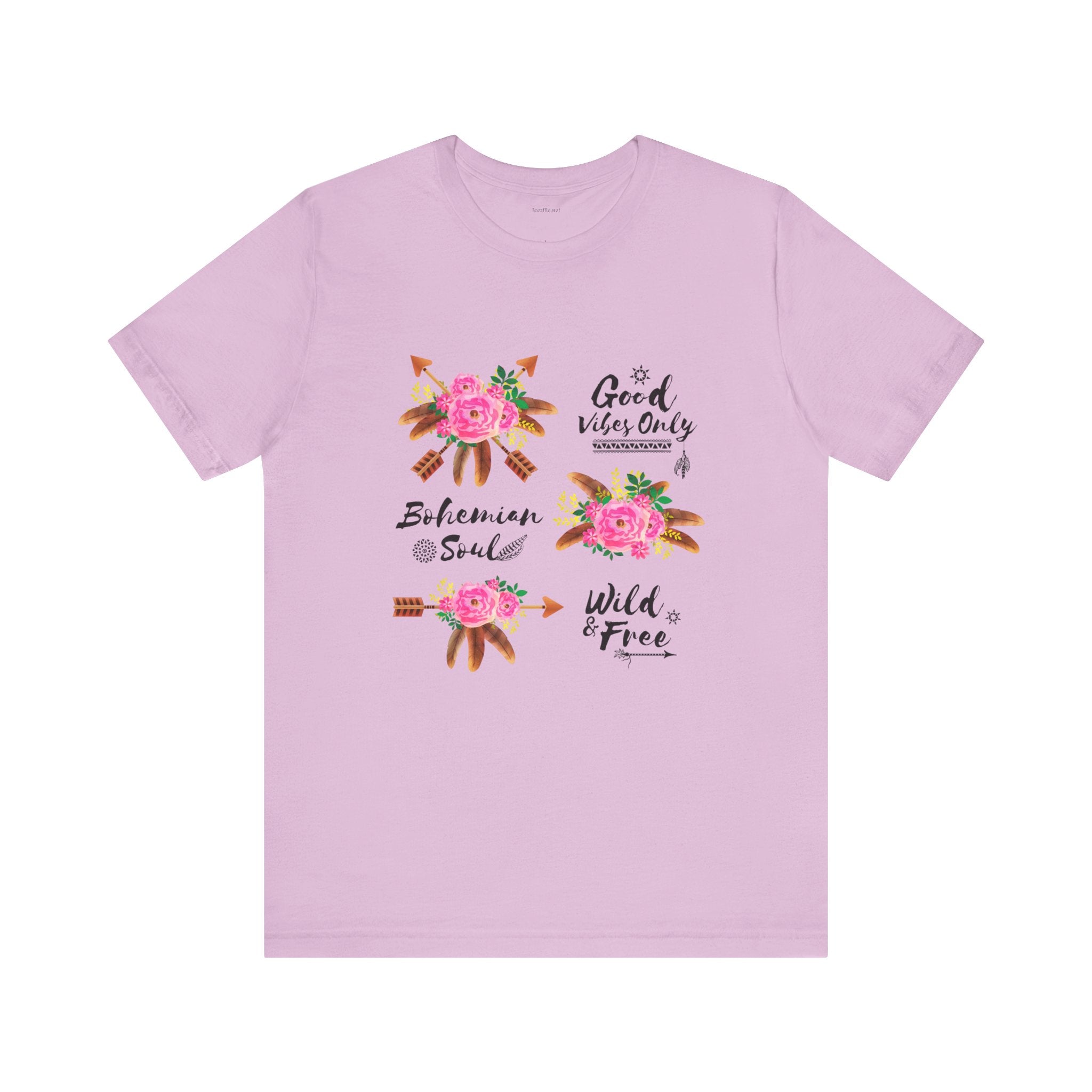 Wild & Free - Unisex Jersey Short Sleeve Tee #BOHO