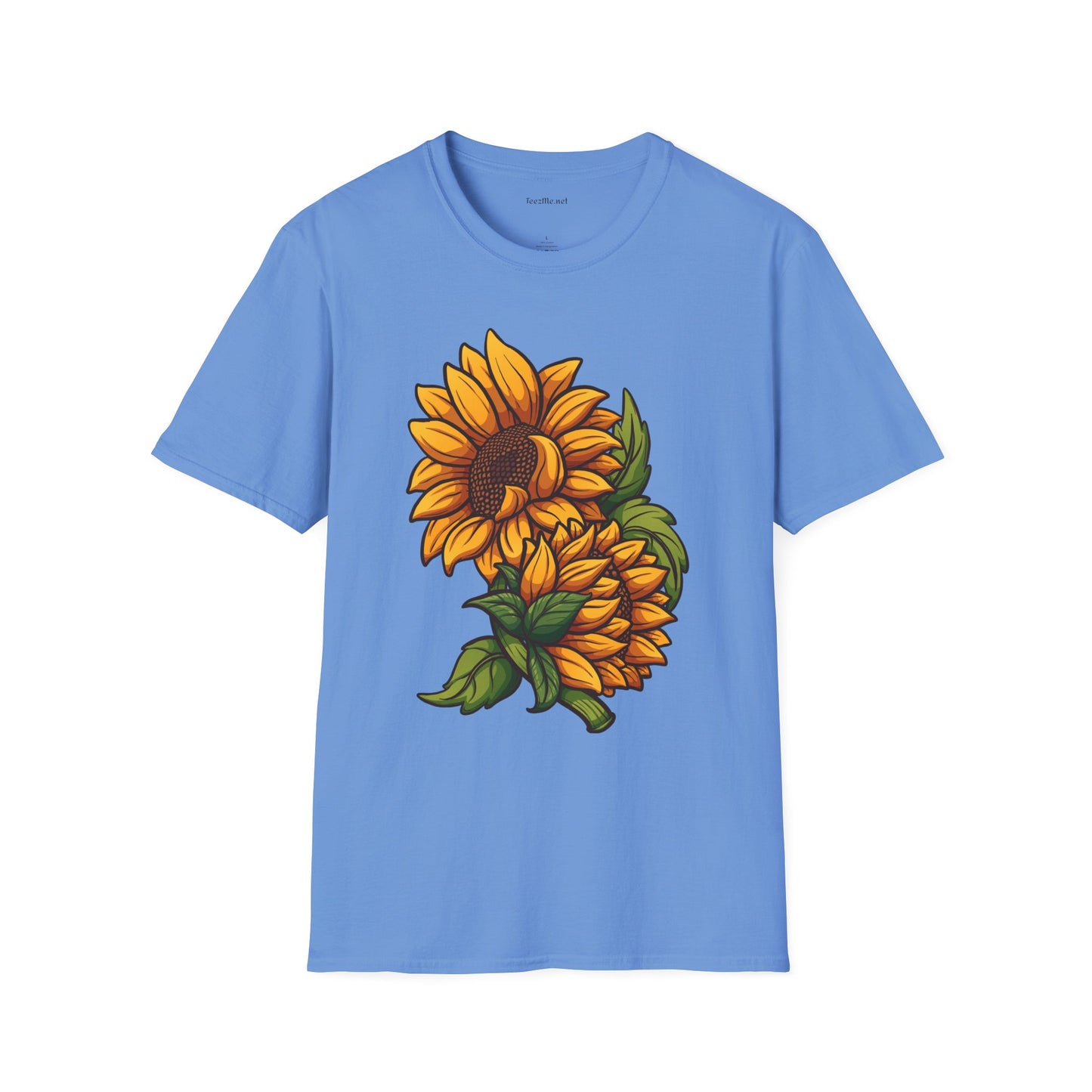 Sunflower (image) - Unisex Softstyle T-Shirt 100% Cotton Graphic