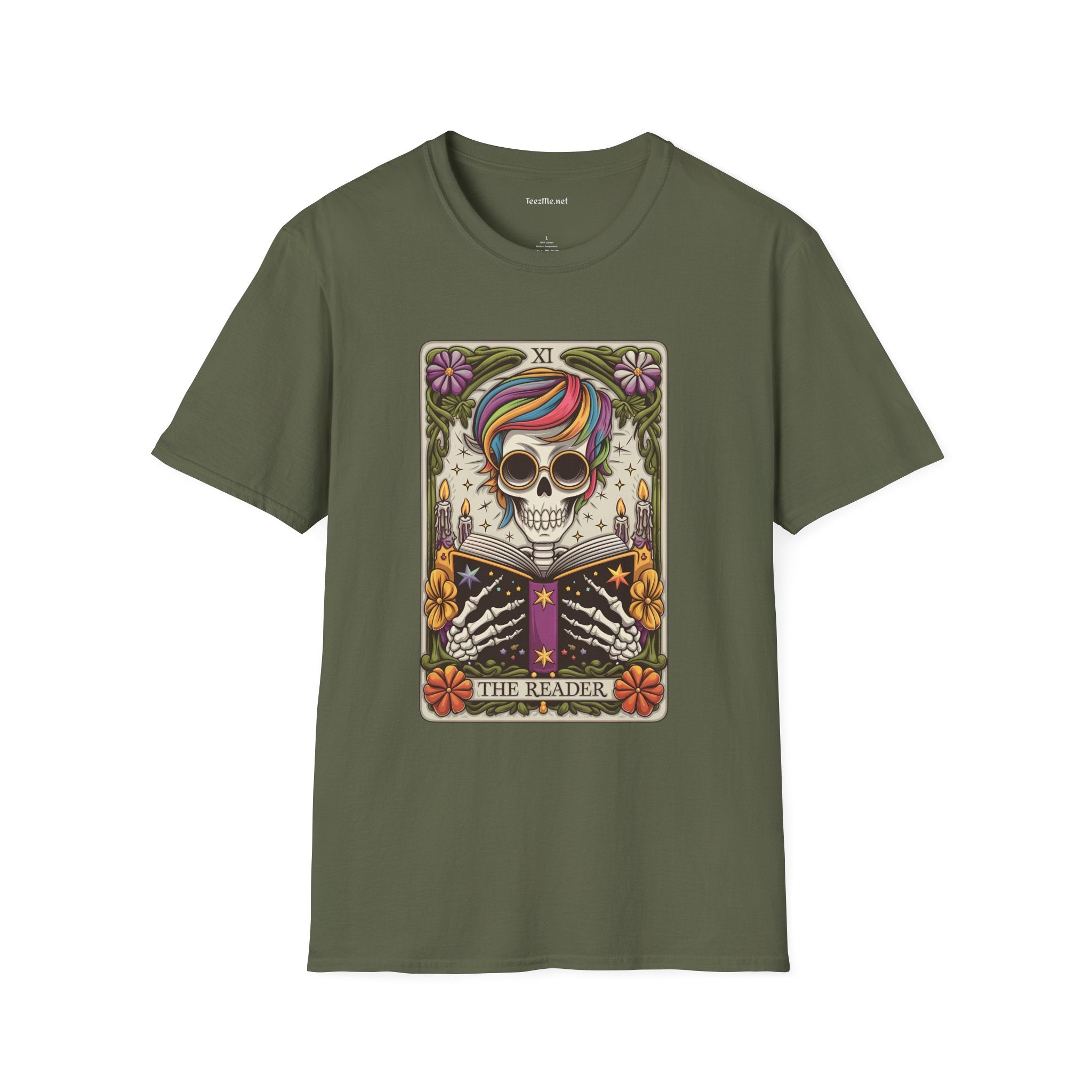 The Reader Unisex Softstyle T-Shirt 100% Cotton  #tarot