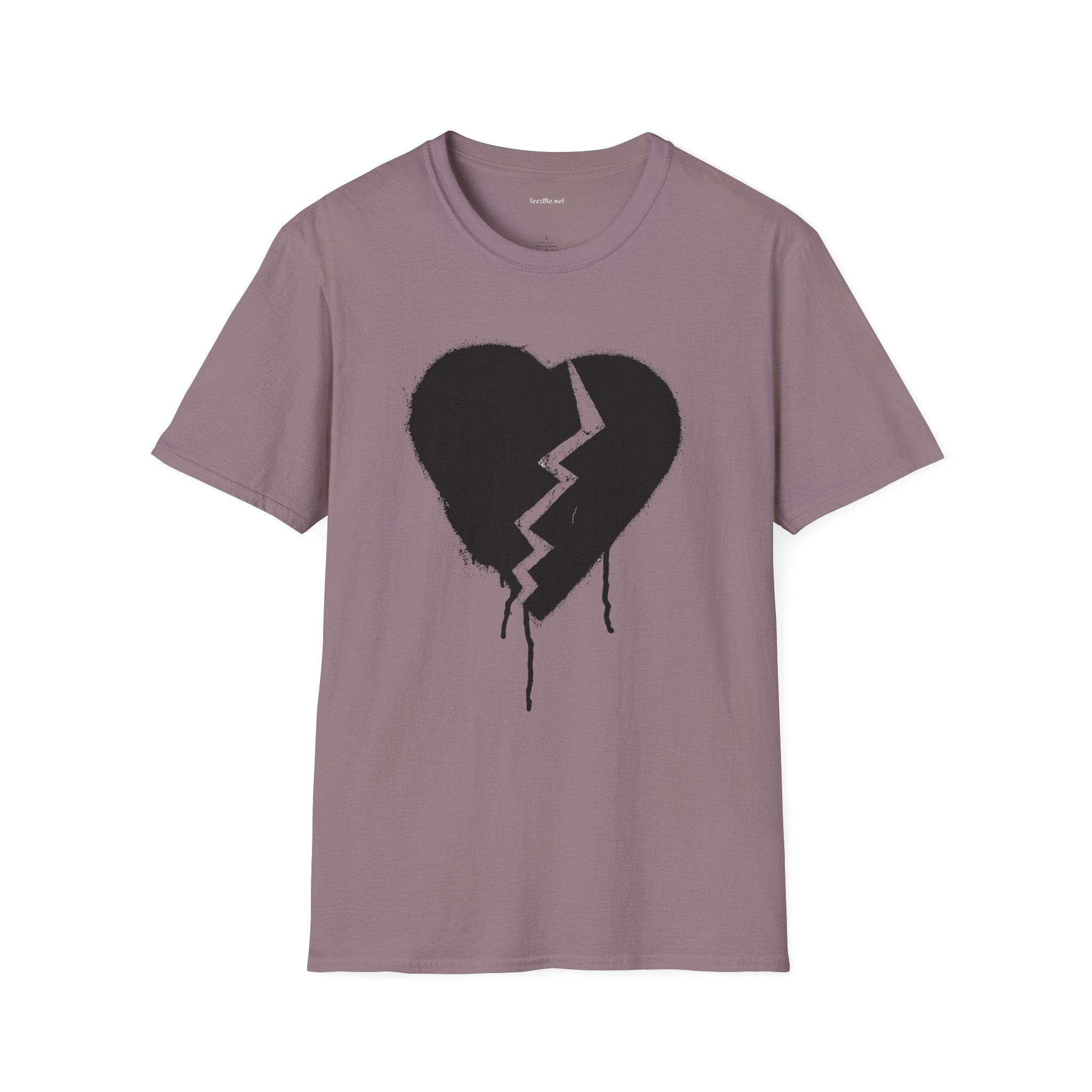 Broken Heart  - Unisex Softstyle T-Shirt 100% Cotton Graphic