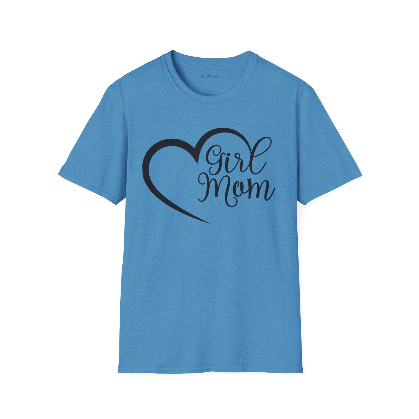 Girl Mom 01 Unisex SoftStyle T-Shirt 100% Cotton Graphic