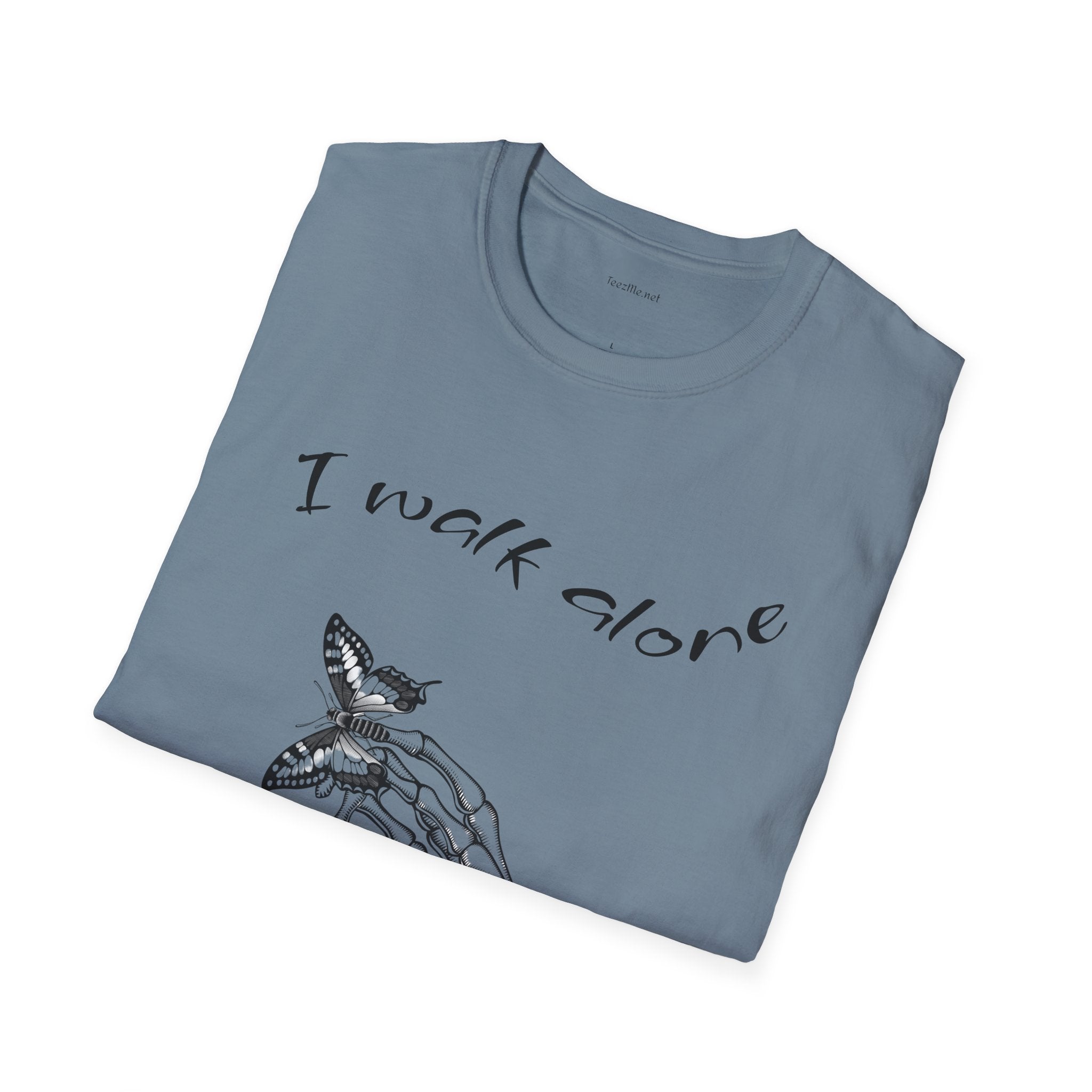 I walk alone - Unisex Softstyle T-Shirt 100% Cotton Graphic