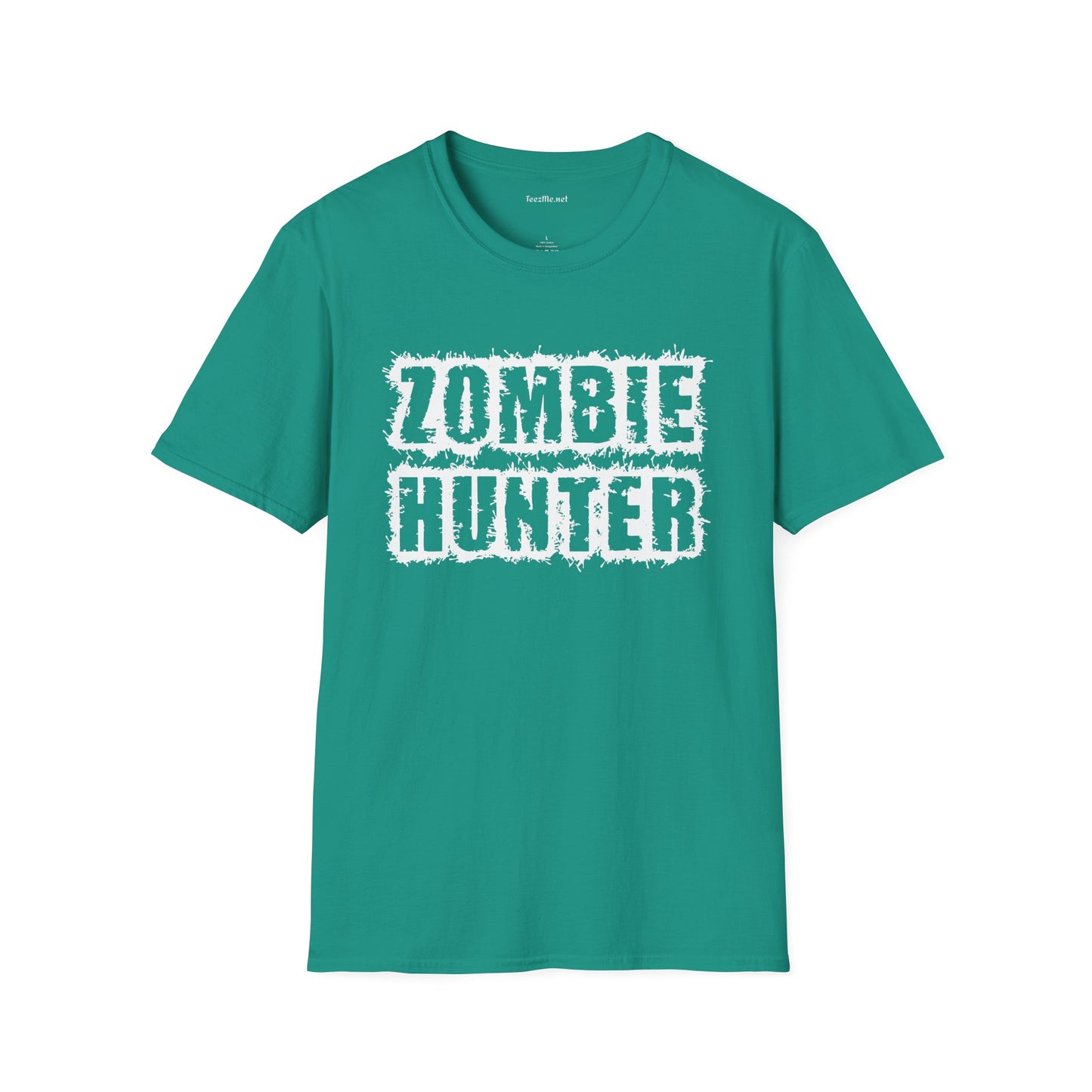 Zombie Hunter Unisex Softstyle T-Shirt 100% Cotton Graphic
