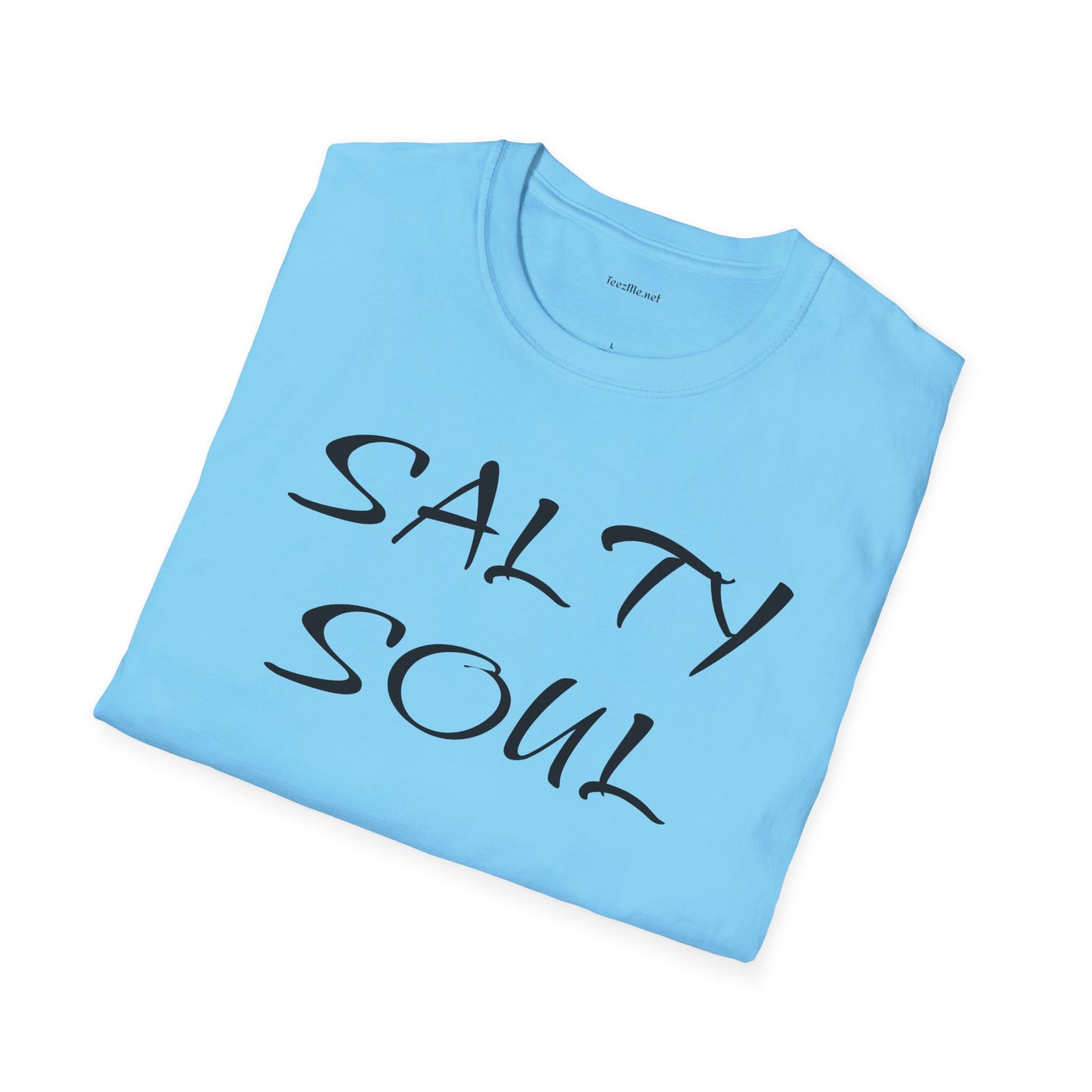 Salty Soul  - Unisex Softstyle T-Shirt 100% Cotton Graphic
