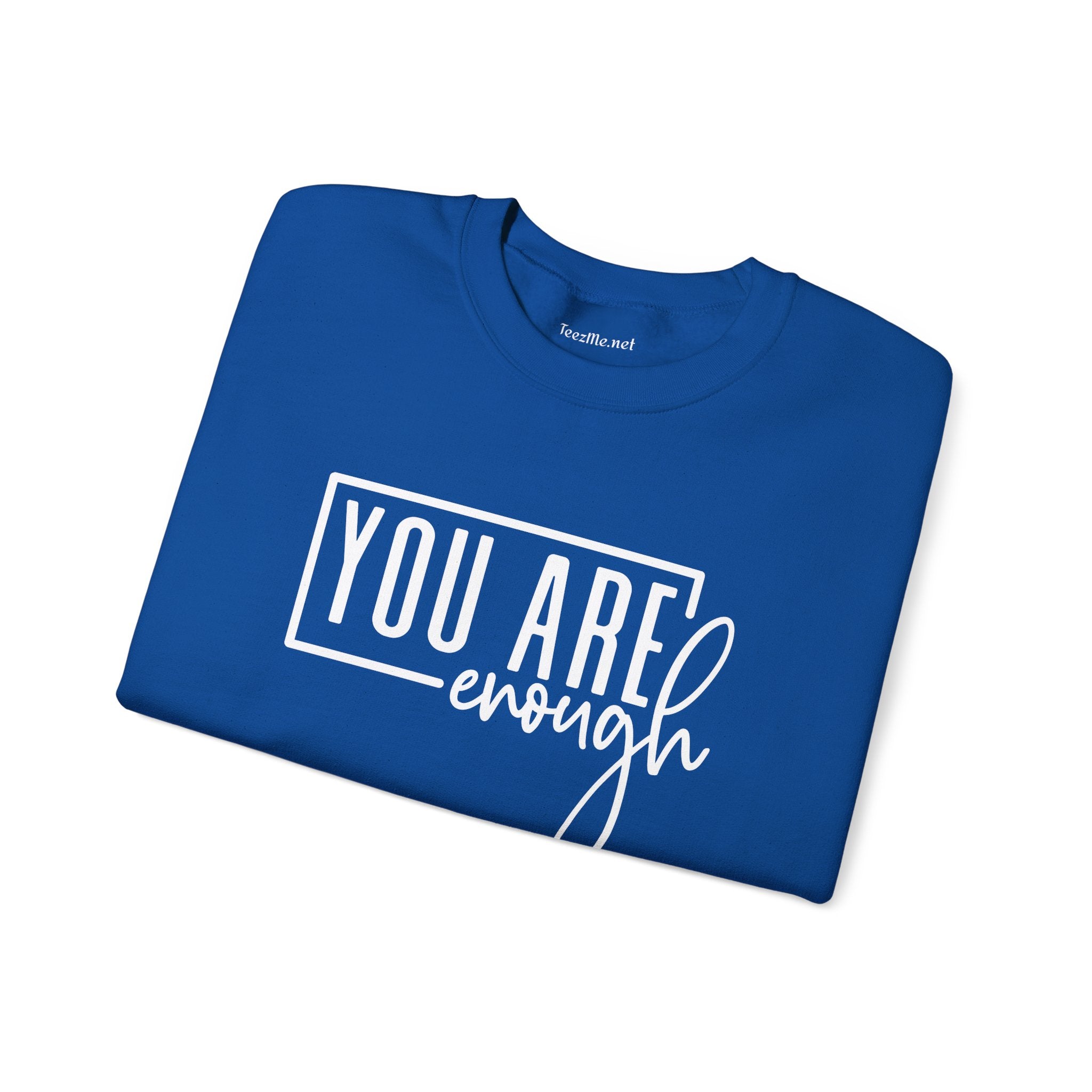You Are Enough 01  Unisex Heavy Blend™ Crewneck Sweatshirt Inspirational