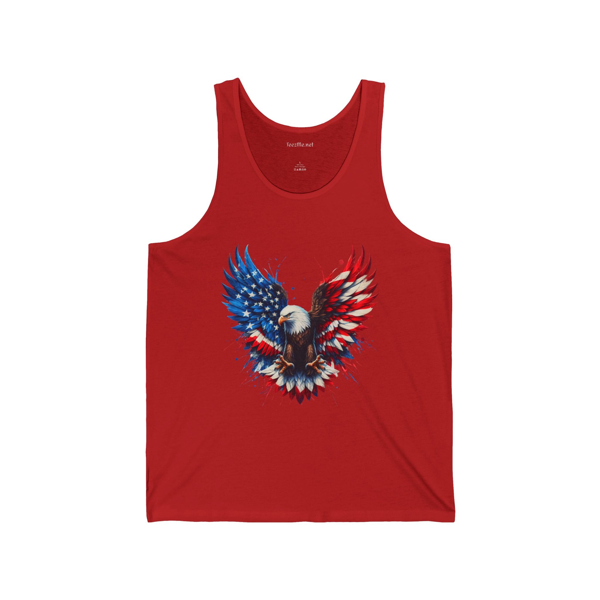 Patriotic Eagle - Unisex Jersey Tank