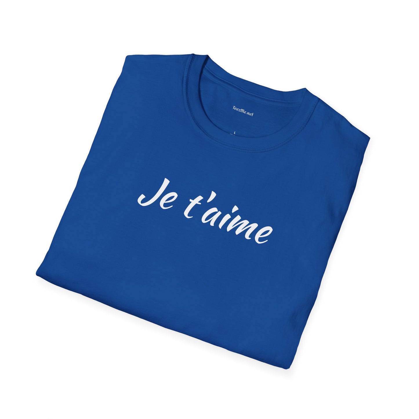 Je t'aime - Unisex Softstyle T-Shirt 100% Cotton Graphic