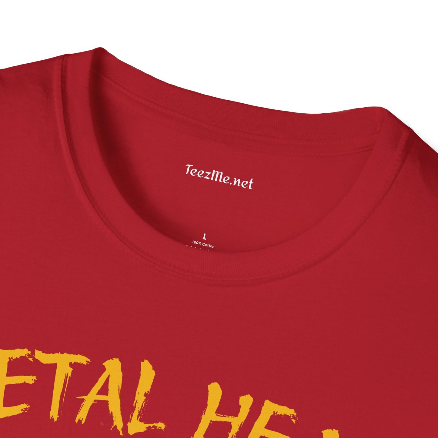 Metal Head - Unisex Softstyle T-Shirt 100% Cotton Graphic