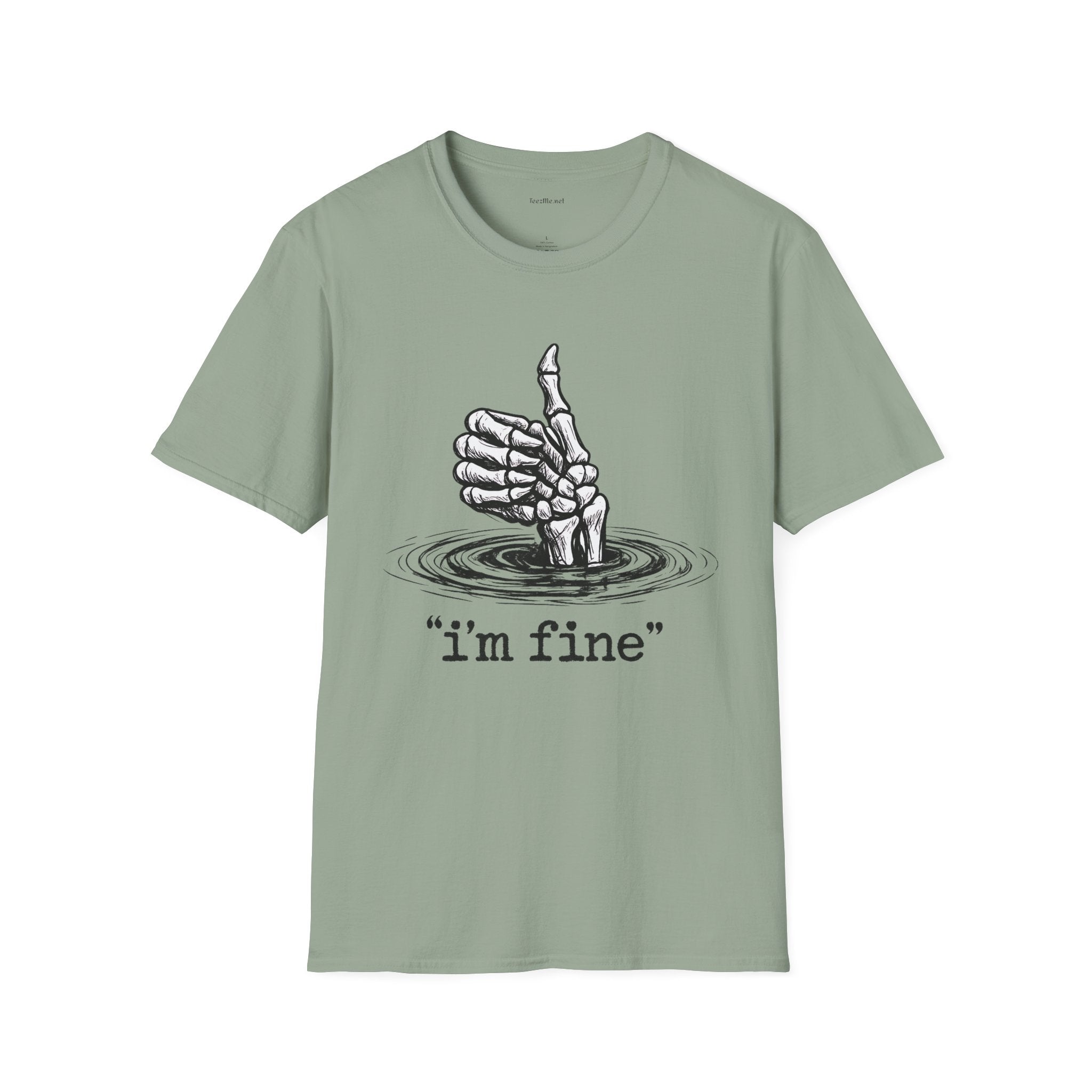 I'm Fine Skeleton Thumbs Up T-Shirt