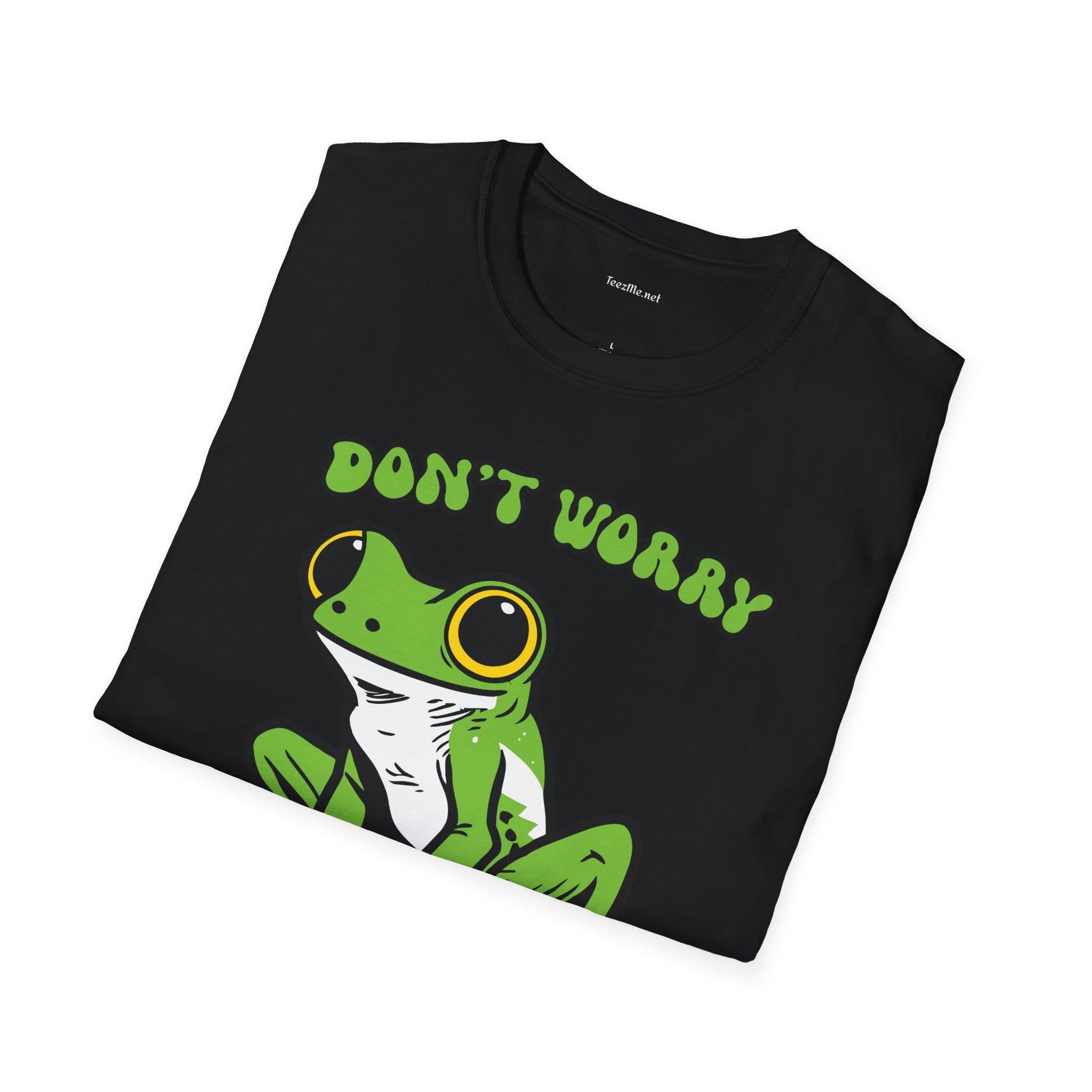 Don't Worry Be Hoppy Unisex Softstyle T-Shirt 100% Cotton Graphic